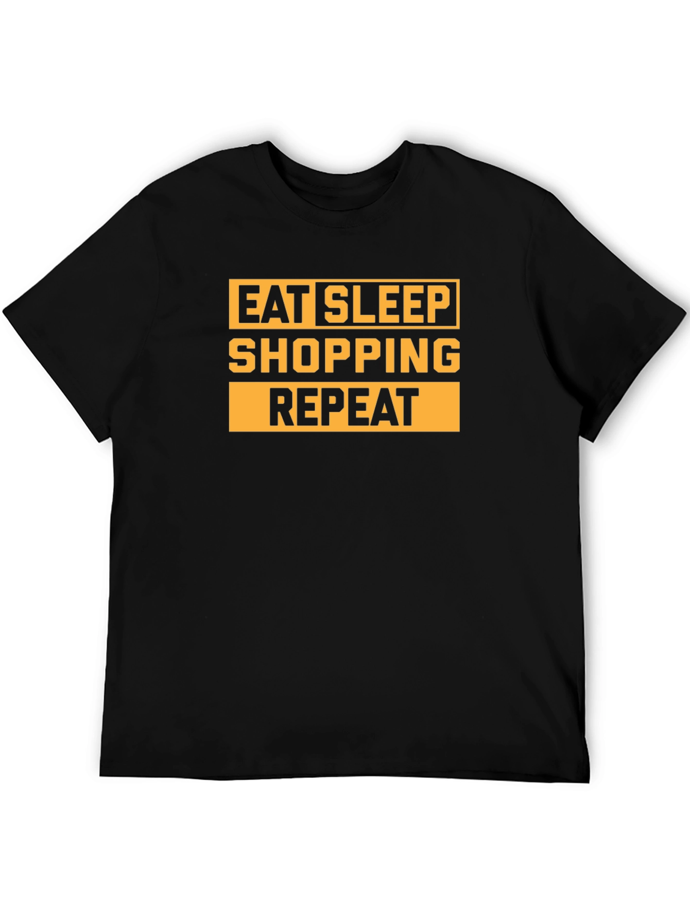 Eat Sleep Shopping Repeat Graphic Tee - 5