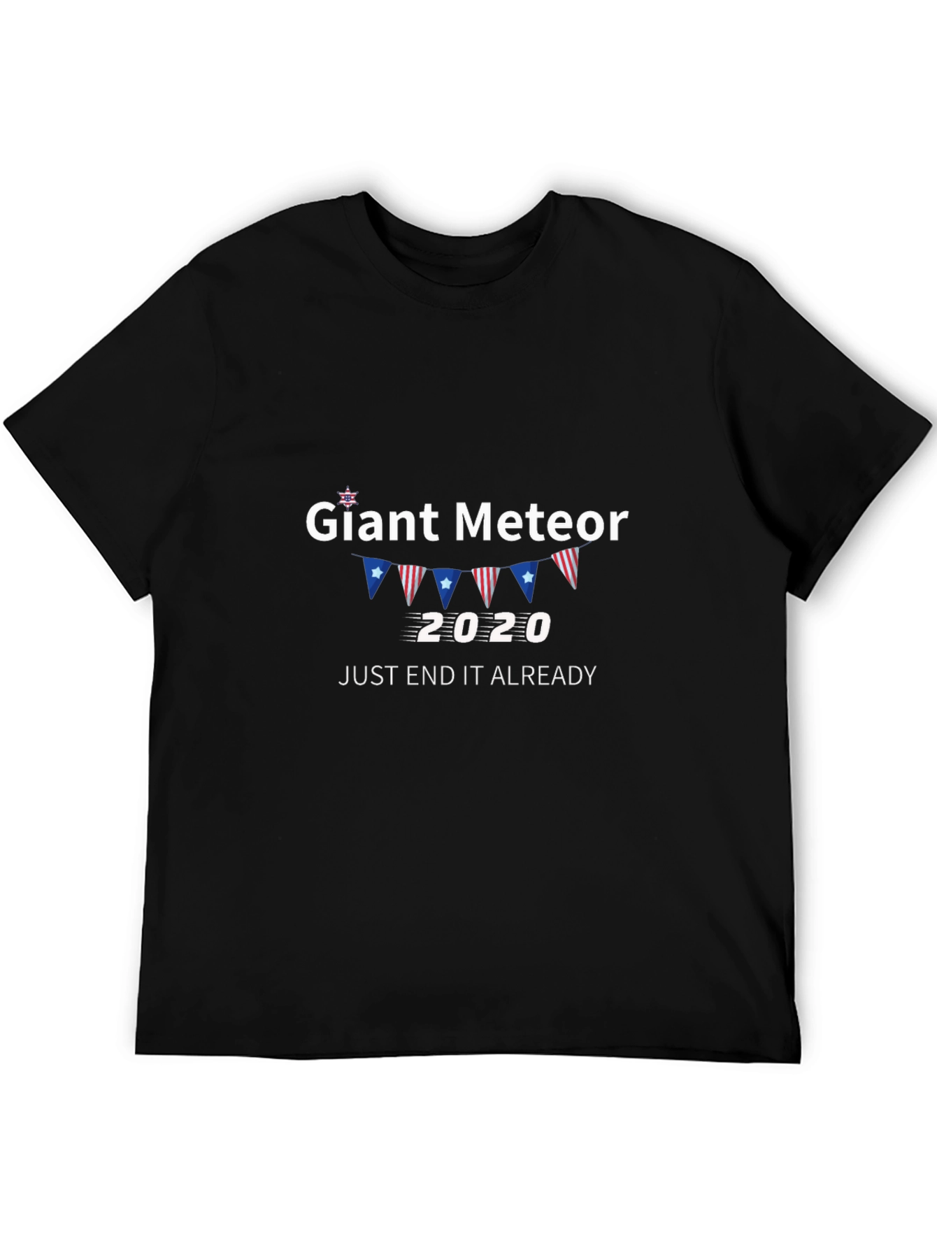 Black Giant Meteor 2020 Graphic T-Shirt view 5