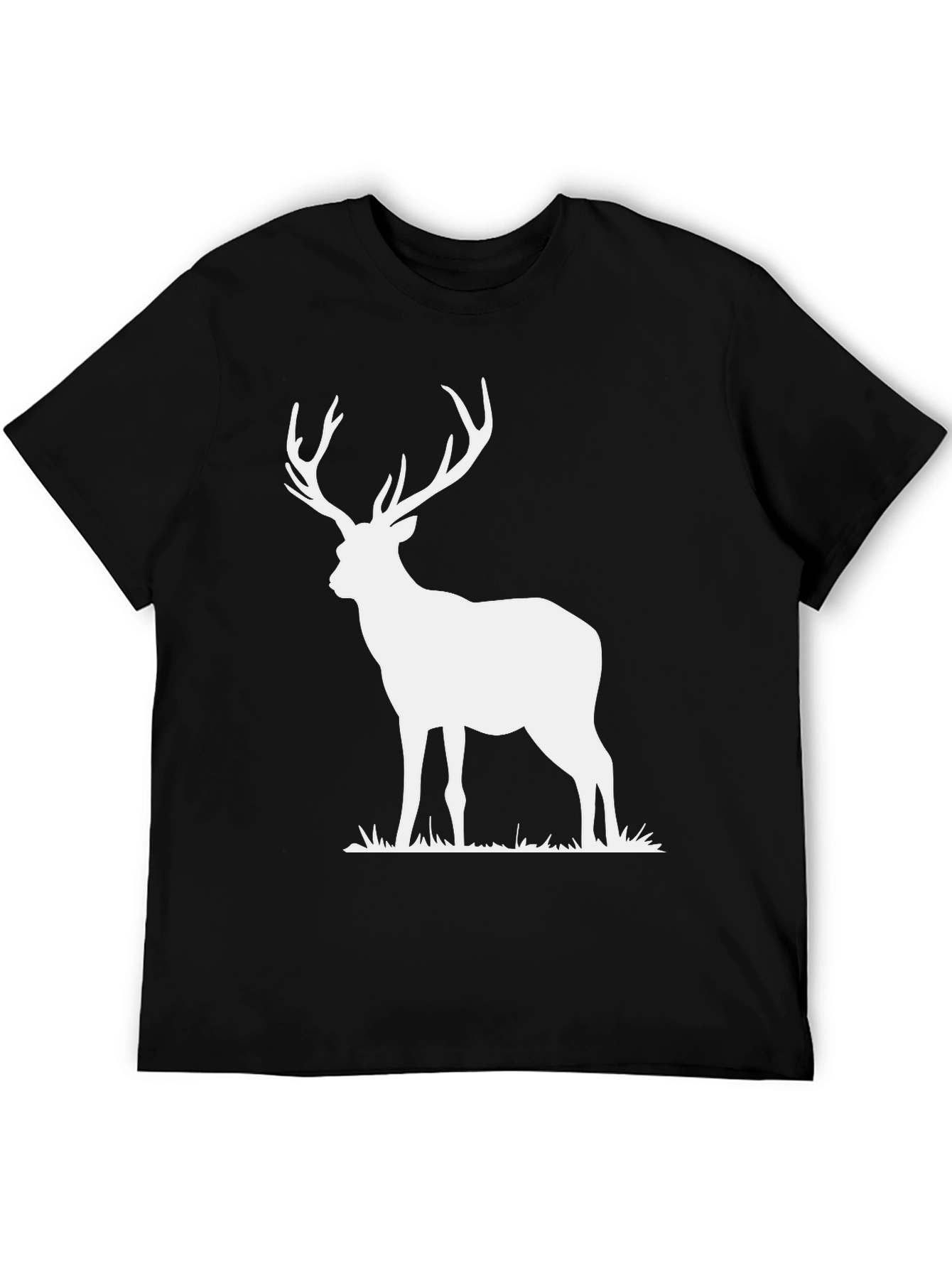 Black Stag Graphic Tee - Classic Black Cotton view 5