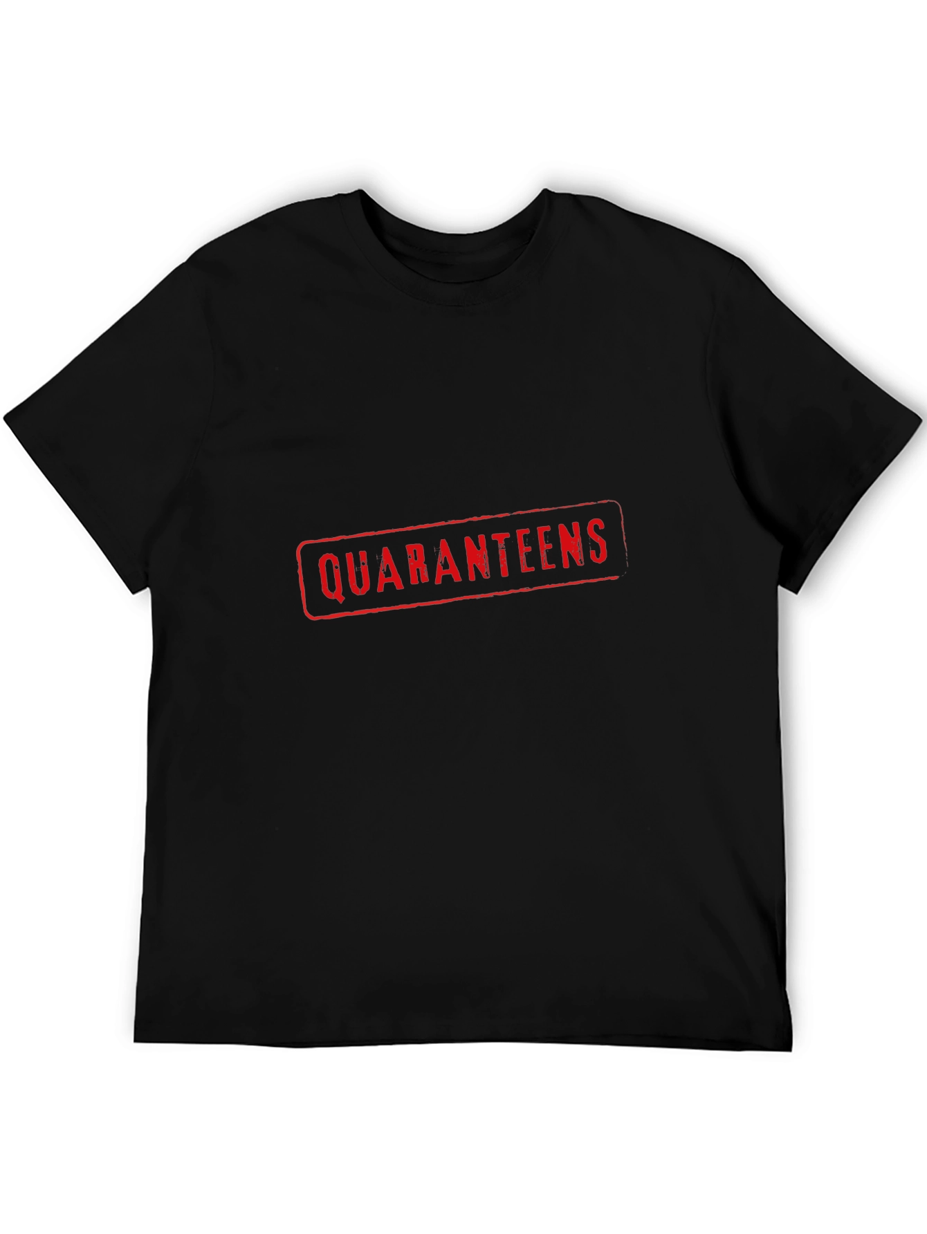 Black Quaranteens Black Graphic T-Shirt view 5