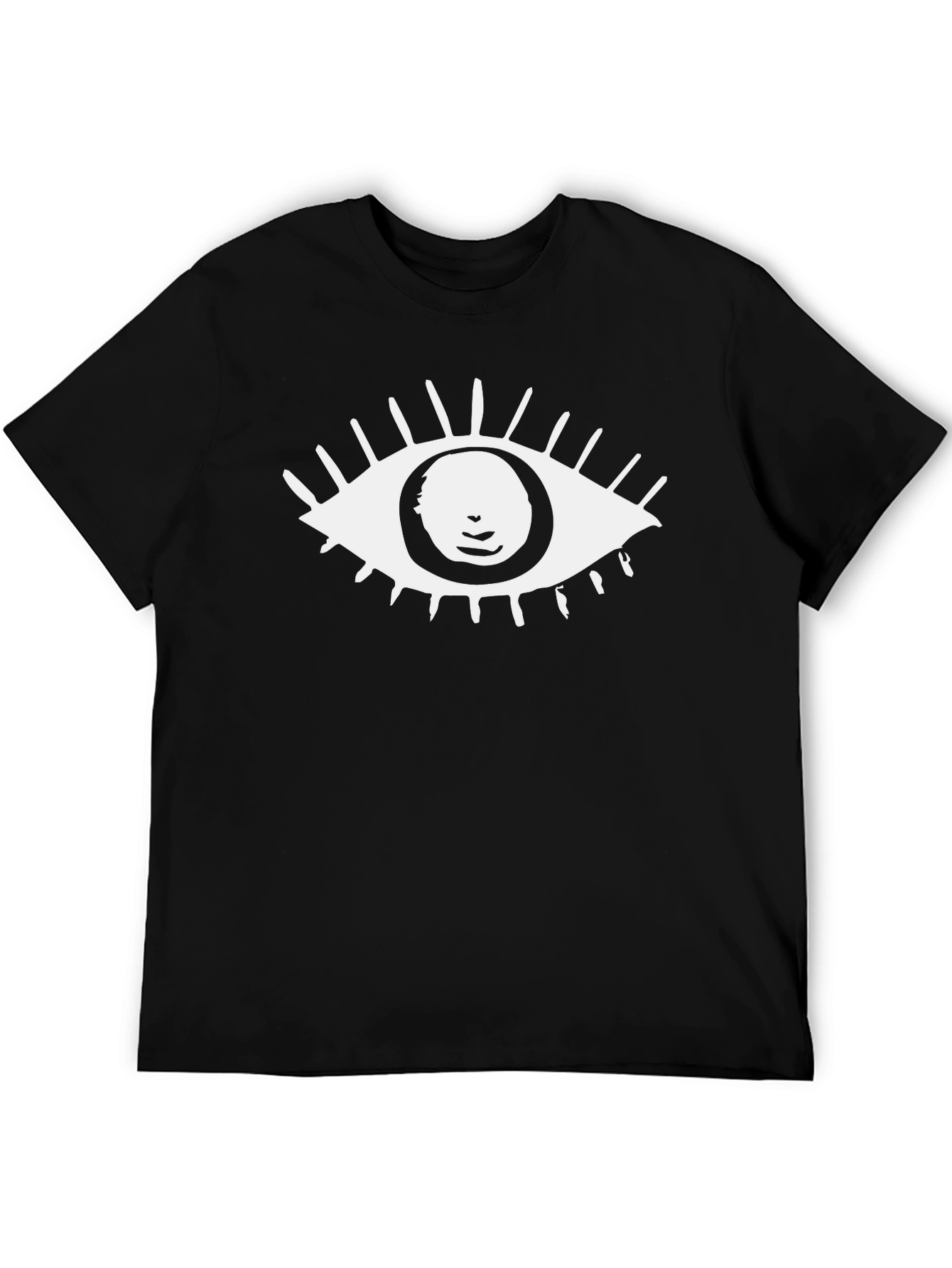 Black Eye Graphic Black T-Shirt view 5