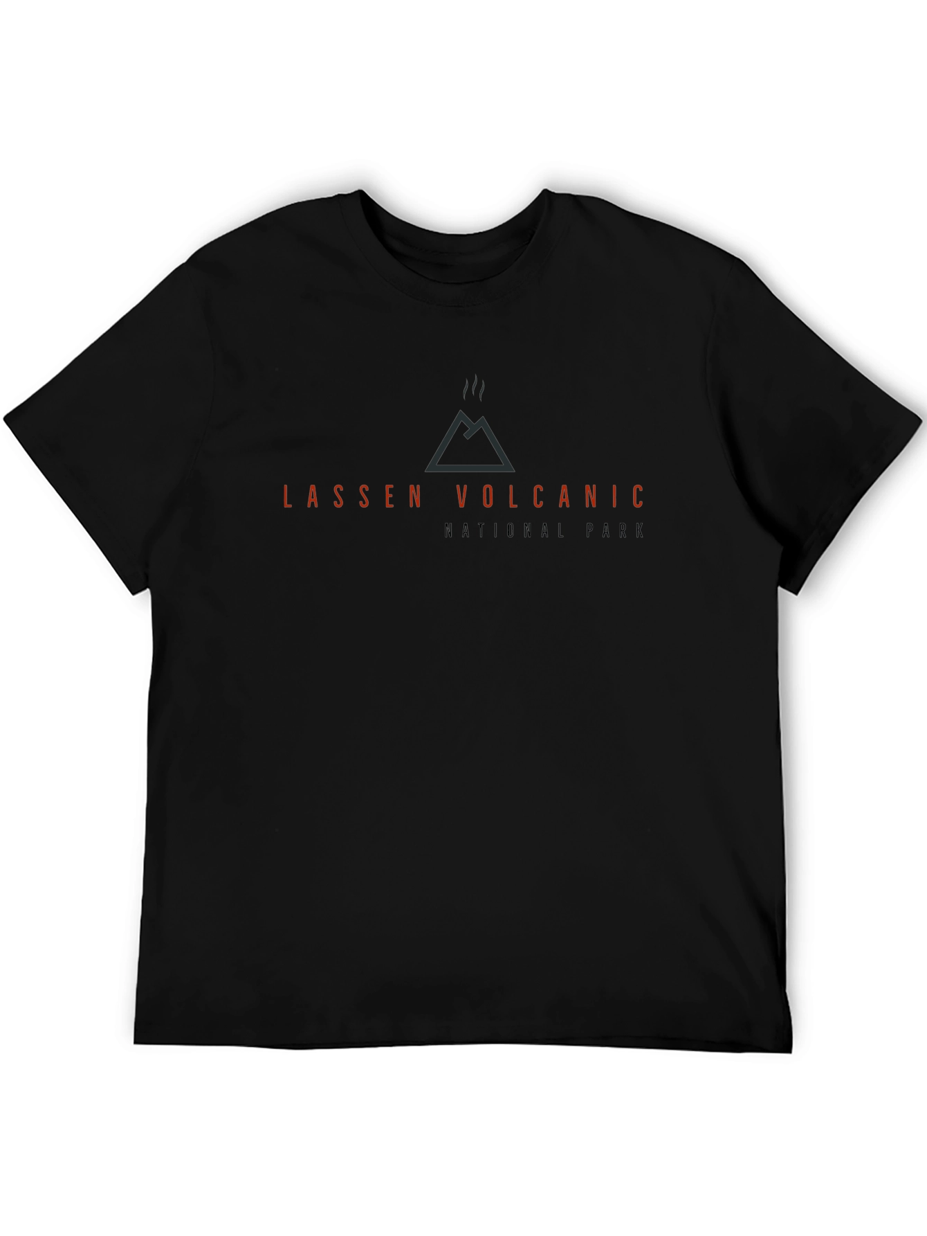 Black Lassen Volcanic National Park Graphic Tee view 5