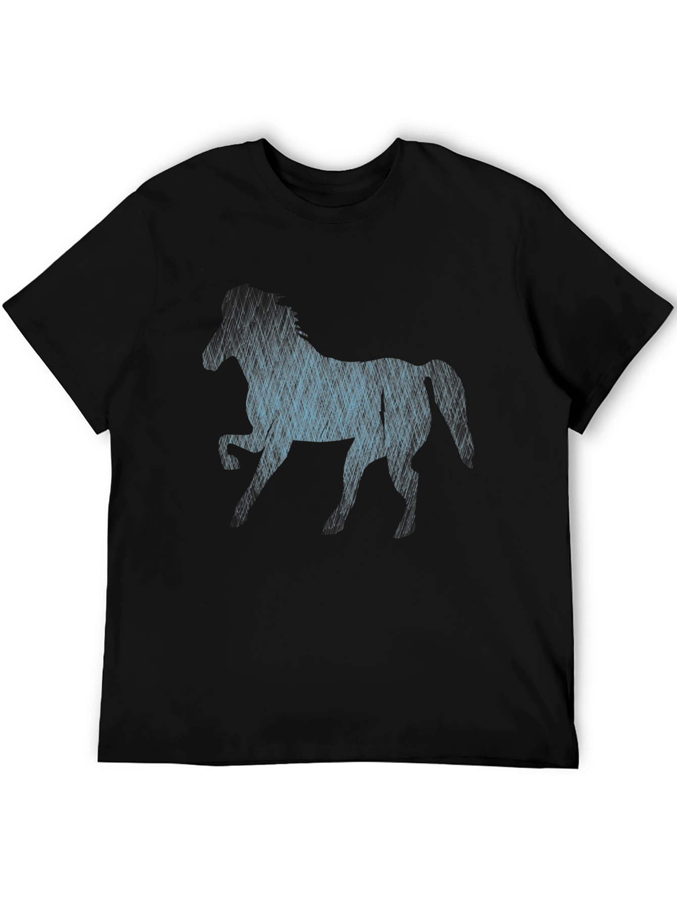 Black Horse Graphic Tee - Men's Black Short Sleeve view 5