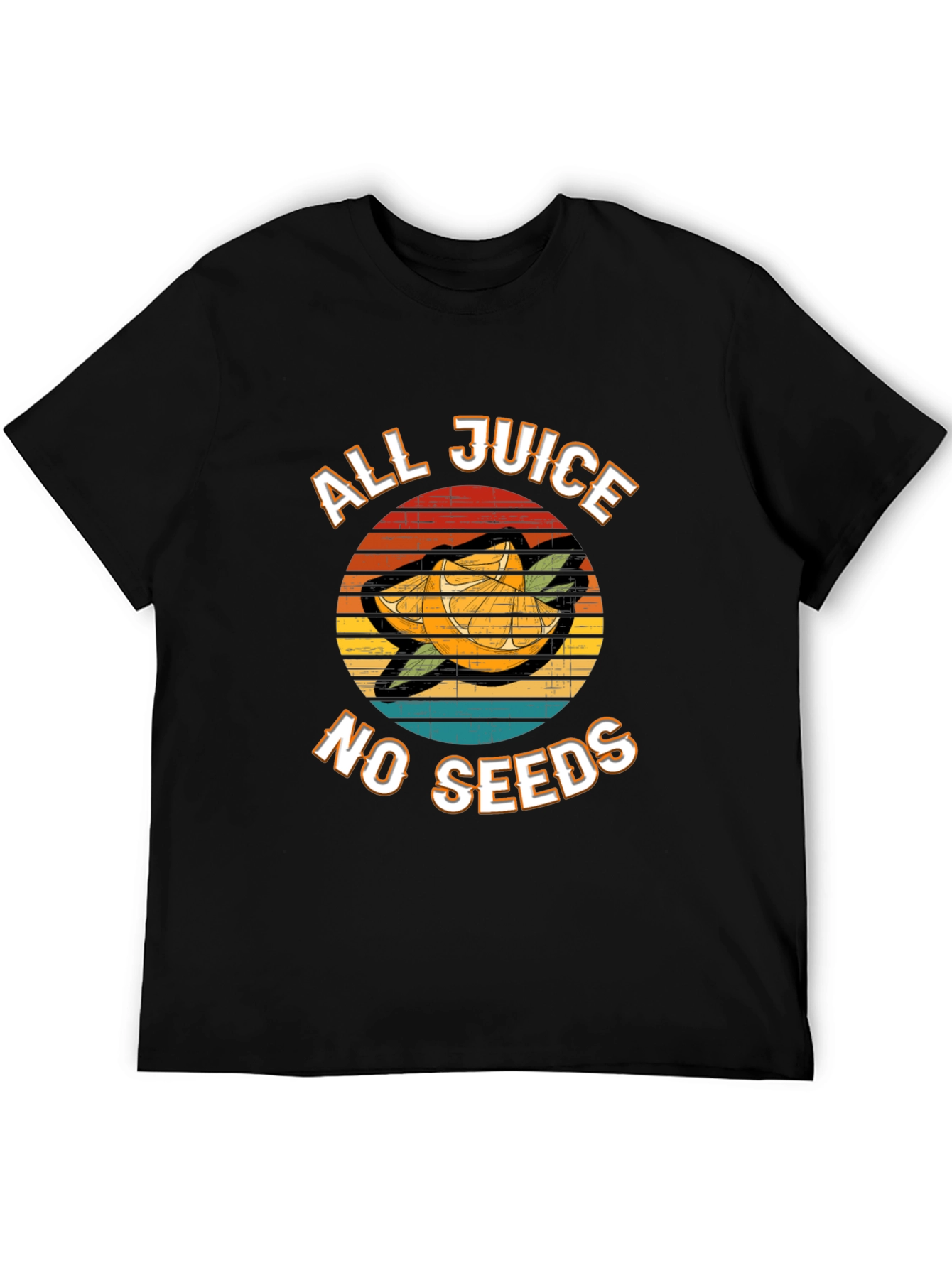Black All Juice No Seeds Graphic Tee view 5