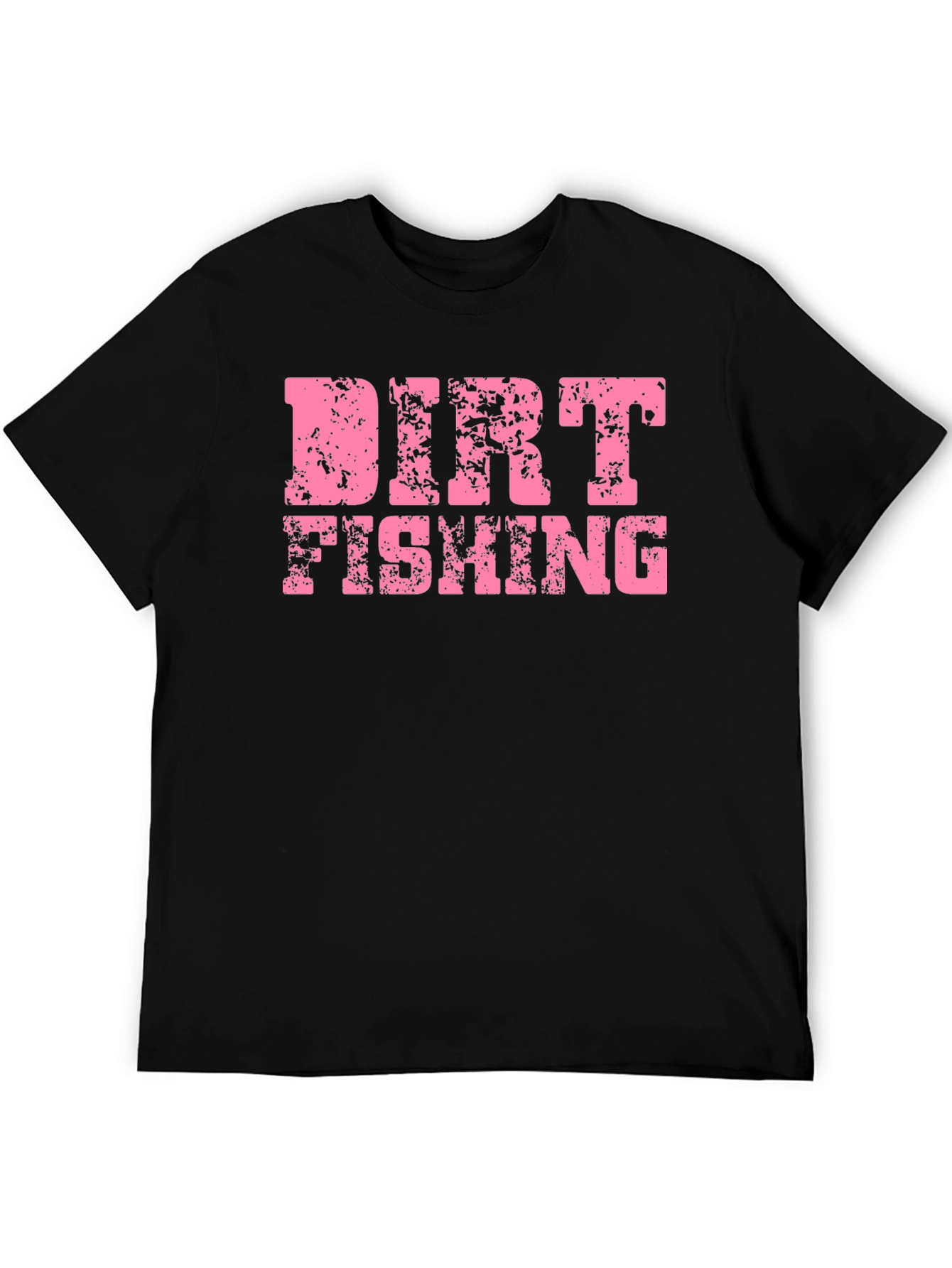 Black Dirt Fishing Graphic T-Shirt - Black view 5