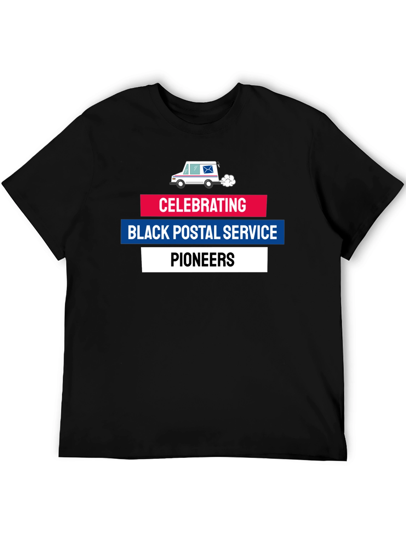 Black Postal Service Pioneers T-Shirt - 5