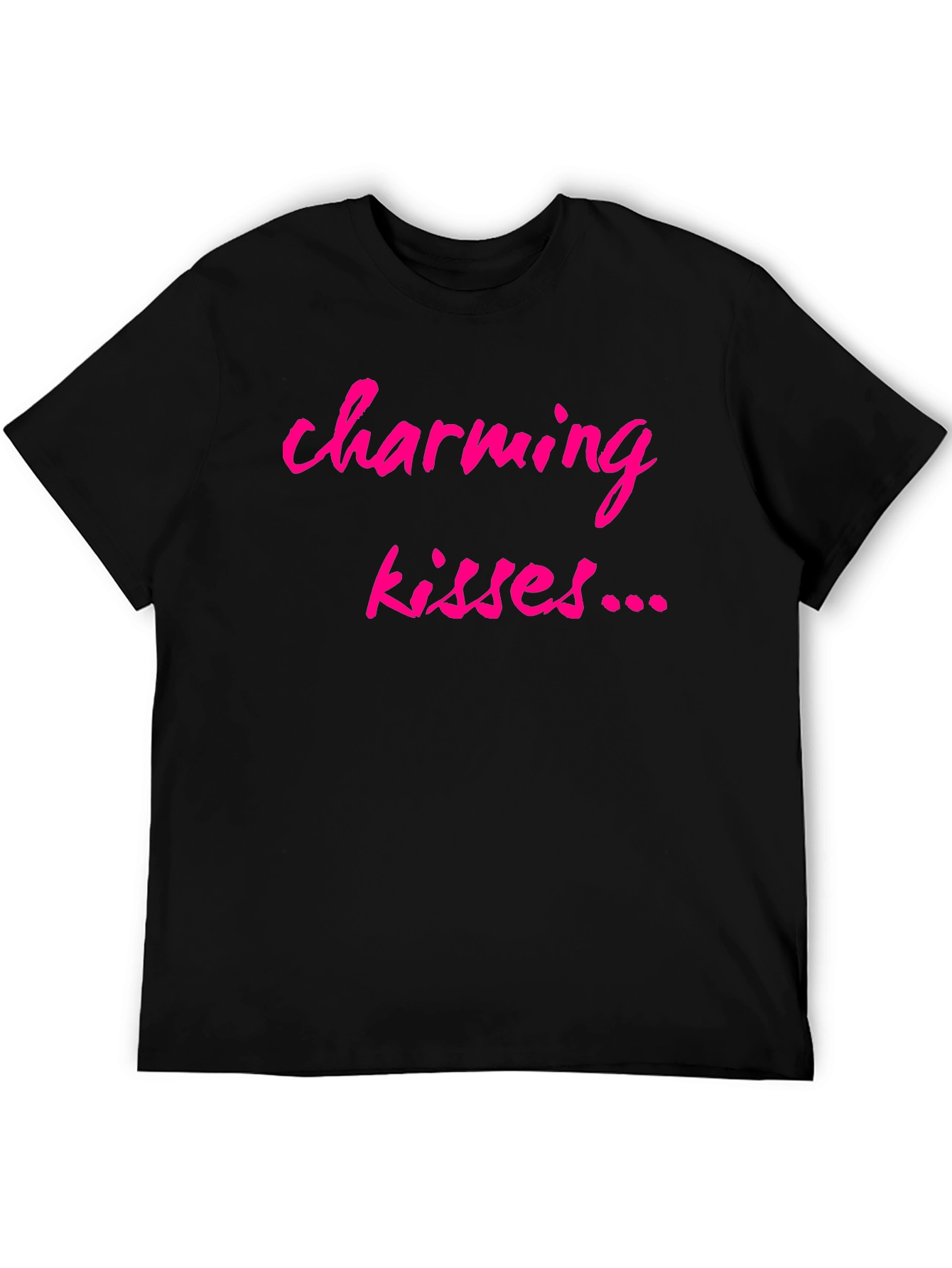 Black Charming Kisses Graphic T-Shirt view 5