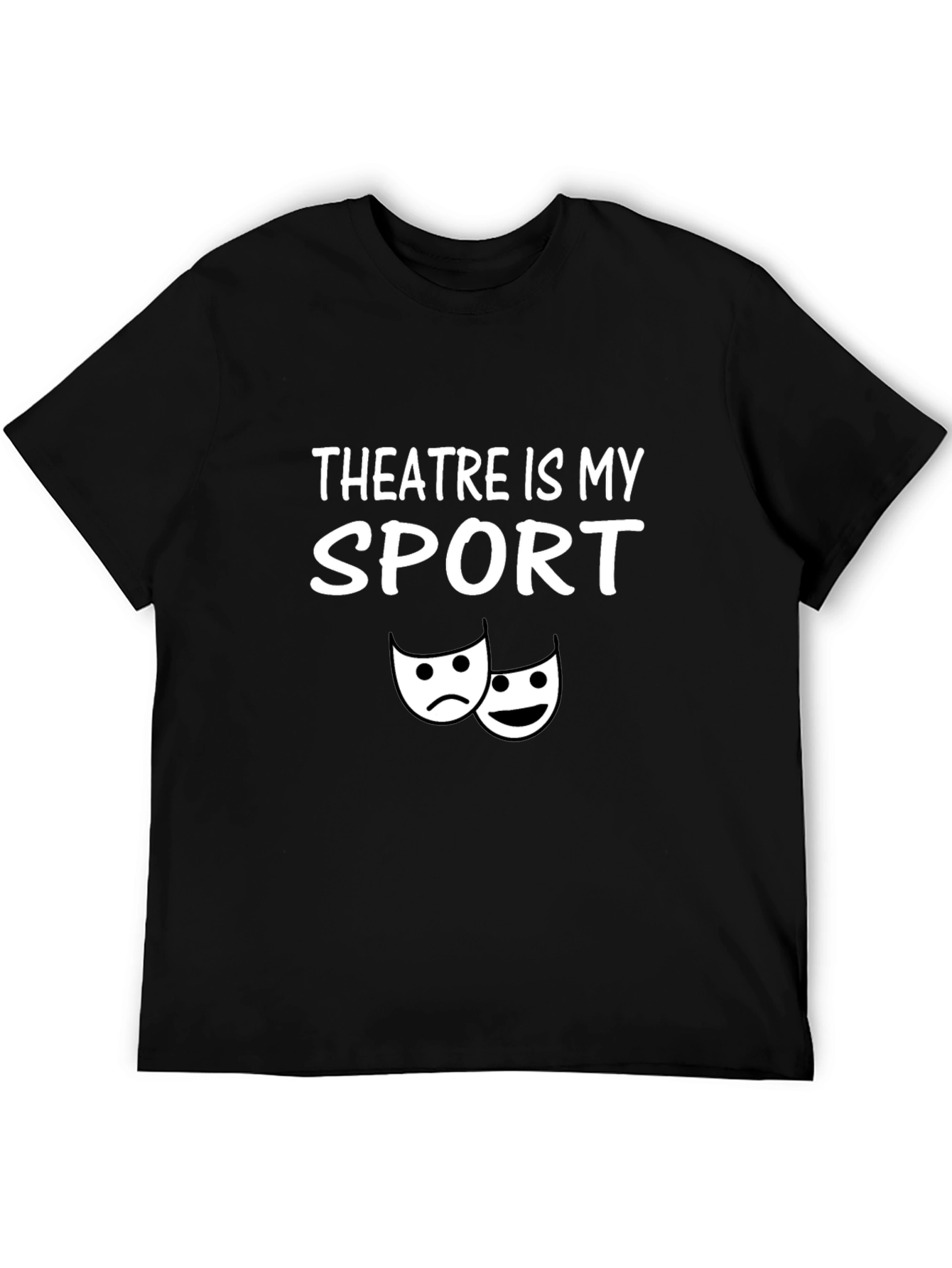 Black Theatre Is My Sport Black Graphic T-Shirt view 5