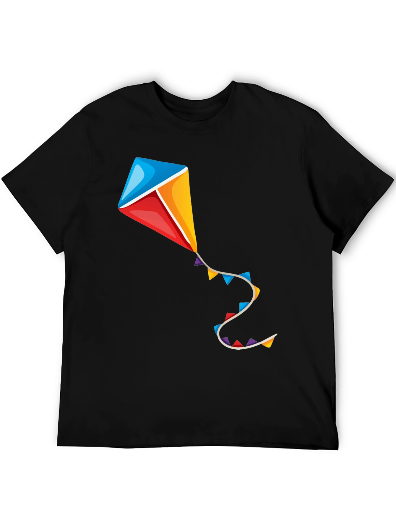 Black Kite Graphic T-Shirt - Fun & Stylish view 5