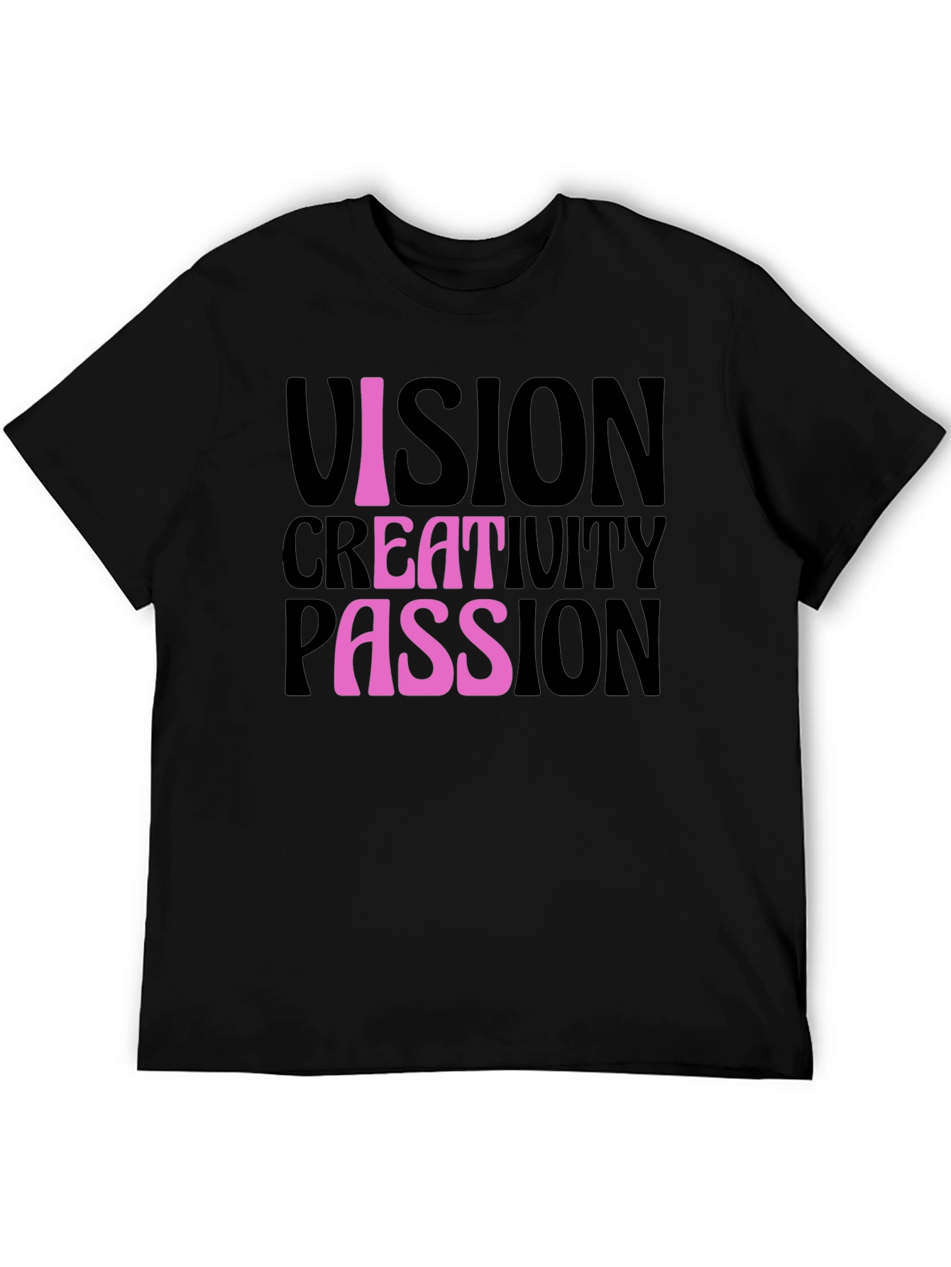 Black Vision, Creativity, Passion T-Shirt view 5