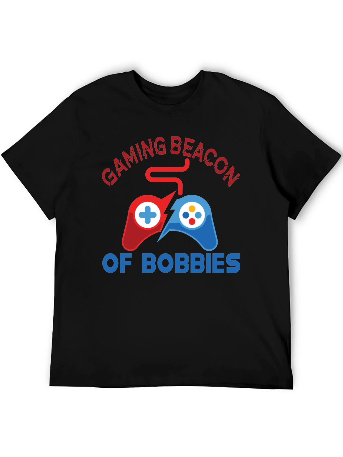 Black Gaming Beacon Graphic T-Shirt view 5
