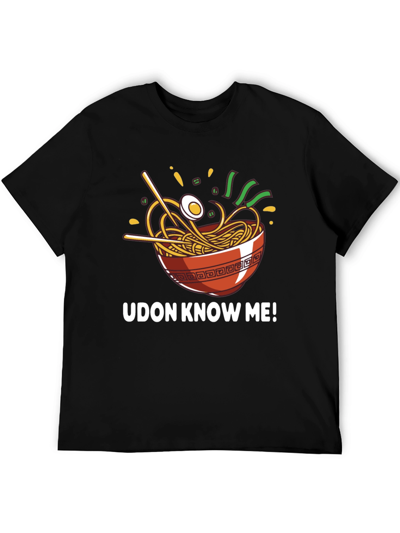 Black Udon Know Me! Ramen Graphic T-Shirt view 5