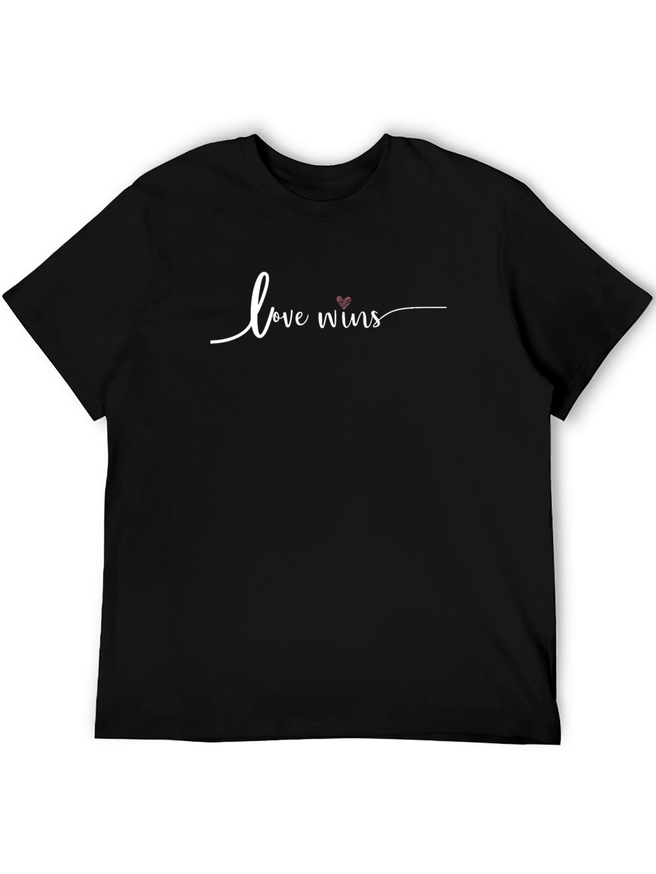 Black Love Wins Graphic Tee - Stylish and Trendy view 5
