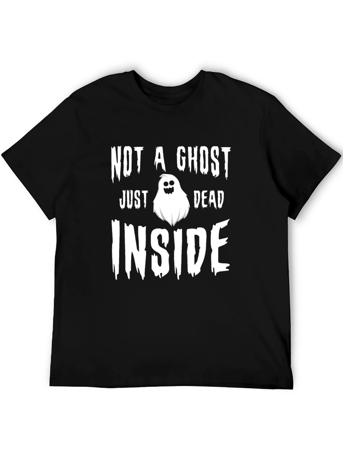 Black Not a Ghost, Just Dead Inside Tee view 5