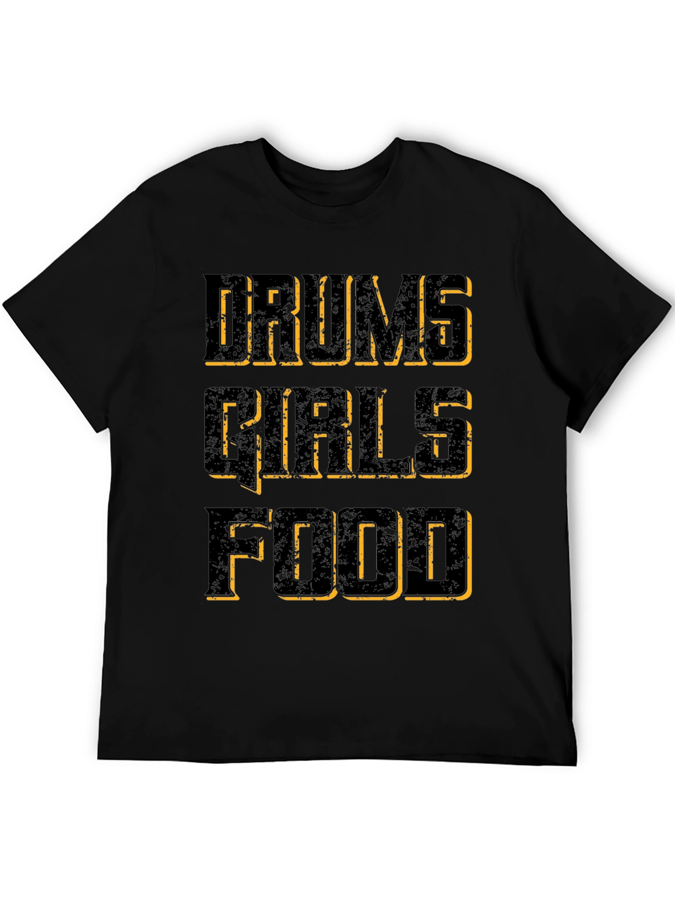 Black Drums Girls Food Graphic Tee view 5