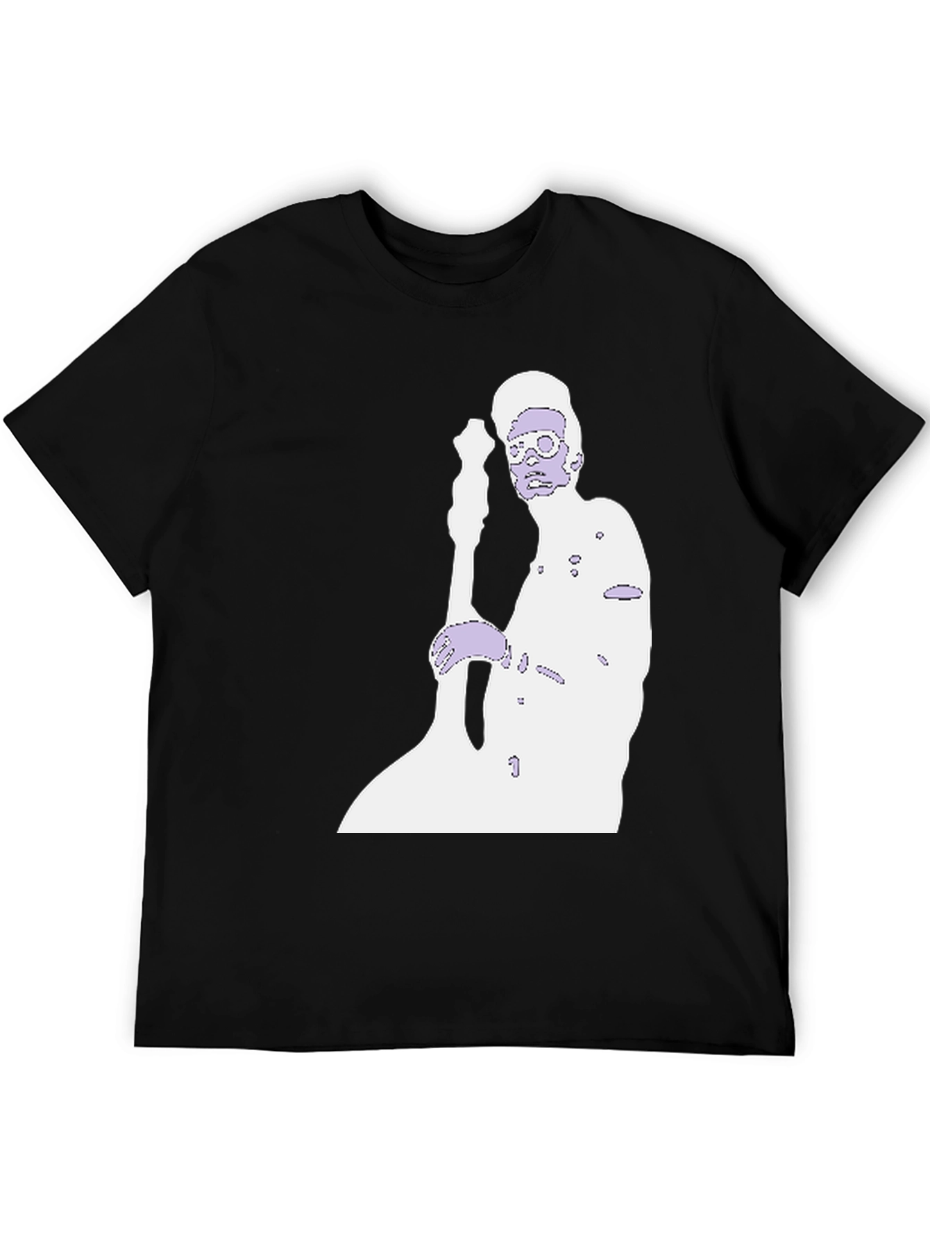 Black Retro Style Musician Graphic Tee view 5