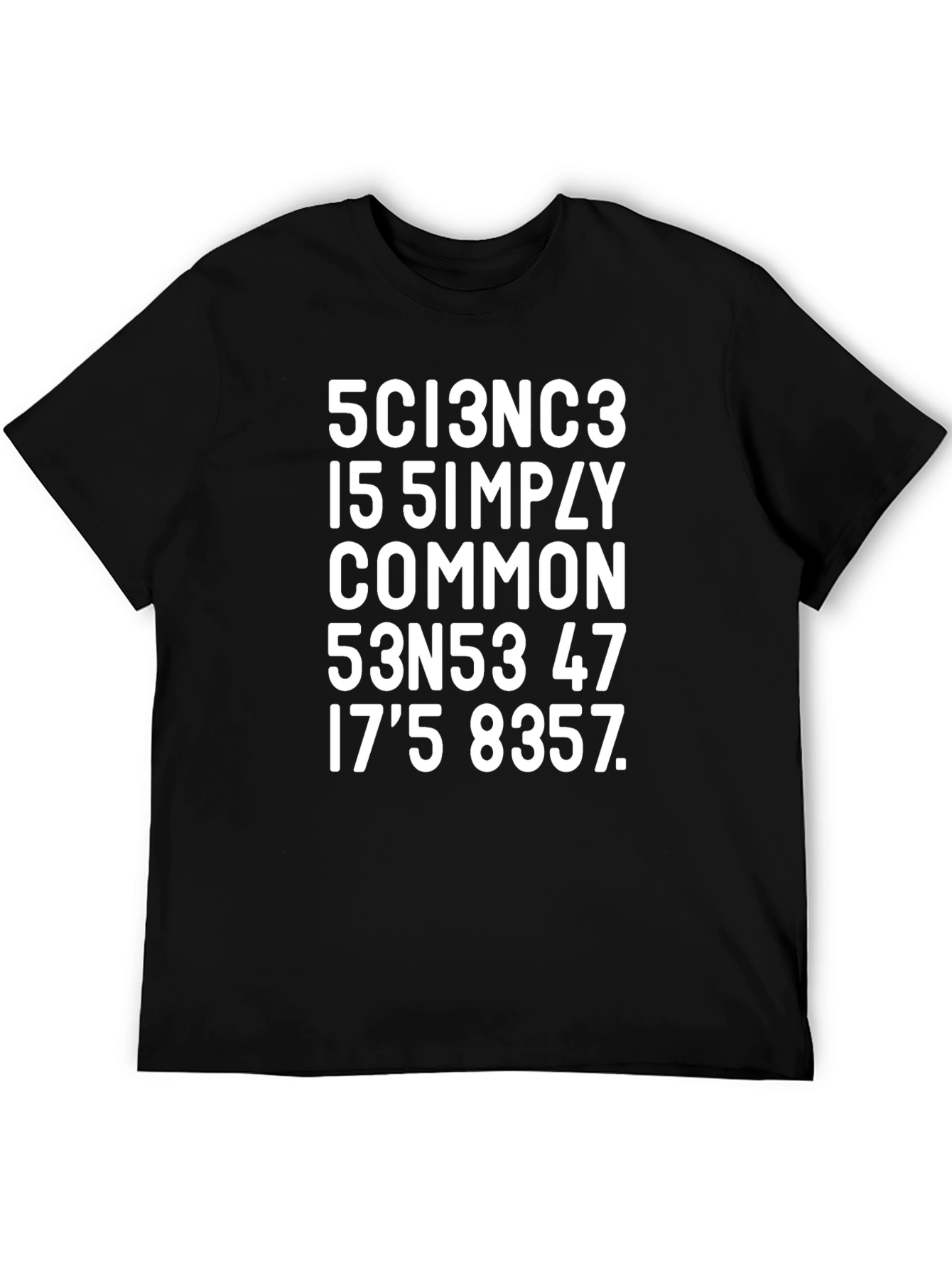 Black Science Common Sense T-Shirt view 5