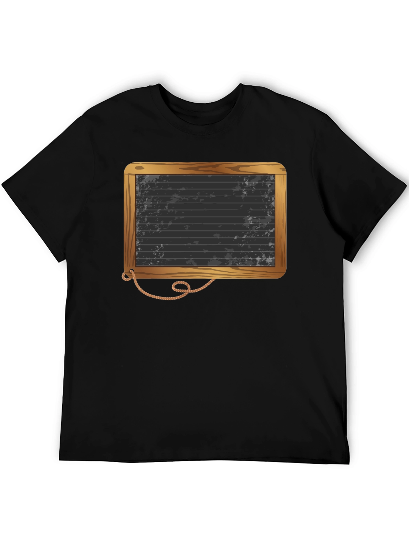 Novelty Blackboard Graphic Tee - Vintage Style - 5