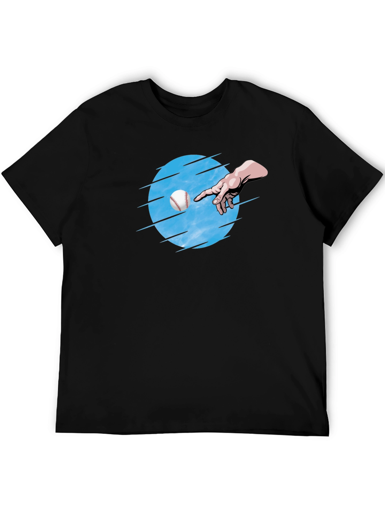 Black Creation of Baseball T-Shirt view 5