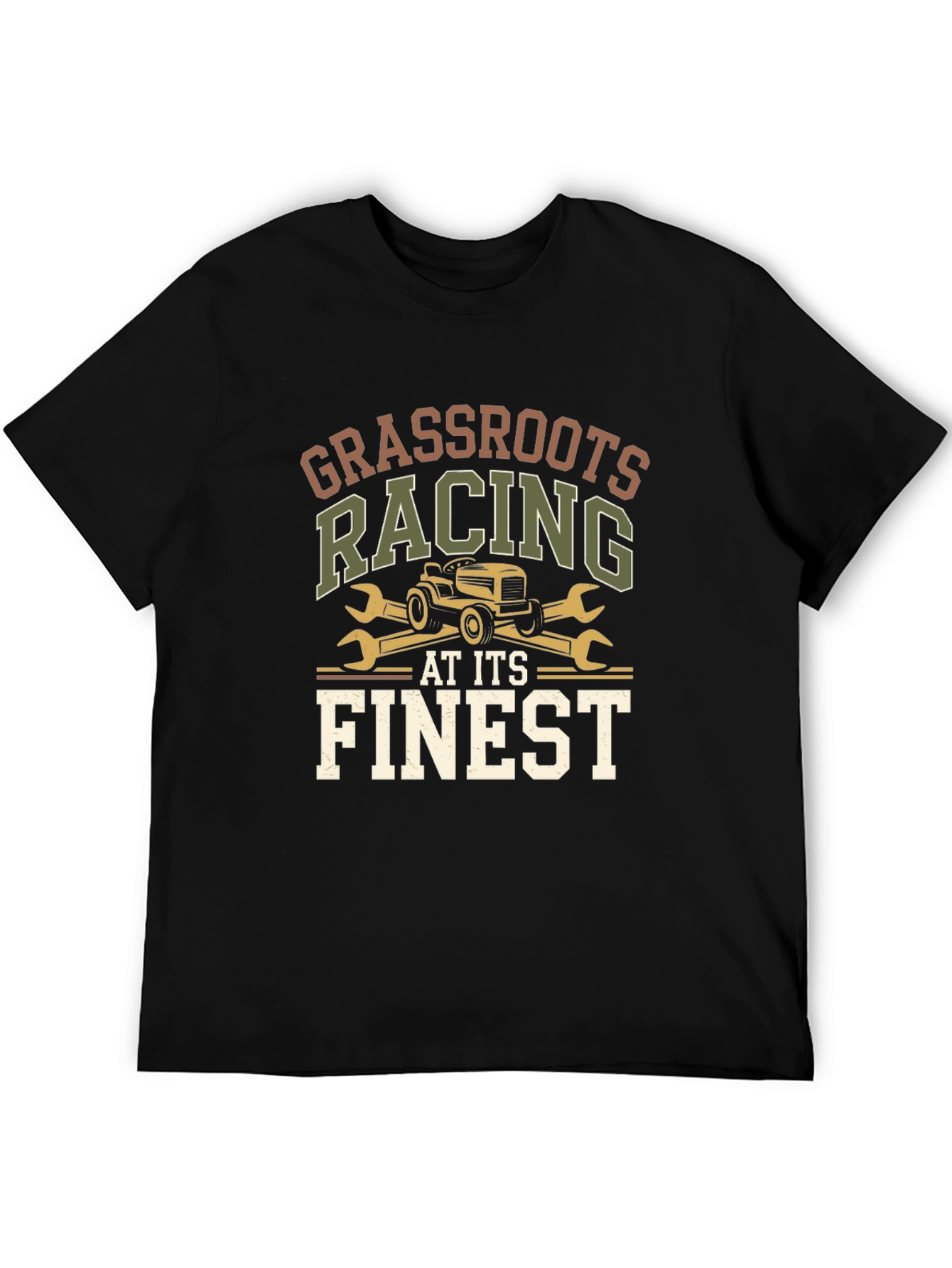 Black Grassroots Racing T-Shirt - At Its Finest view 5