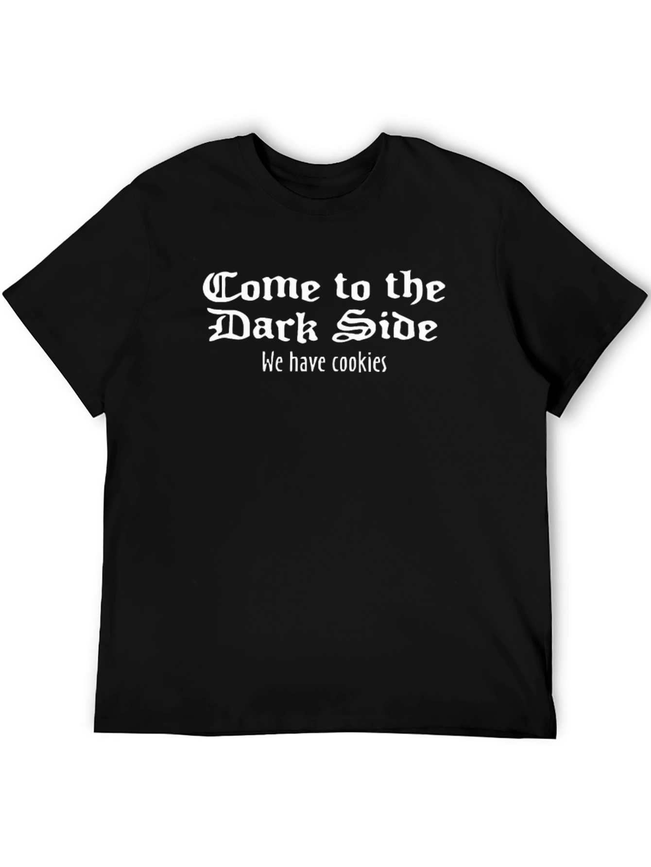 Black Dark Side Cookies T-Shirt view 5
