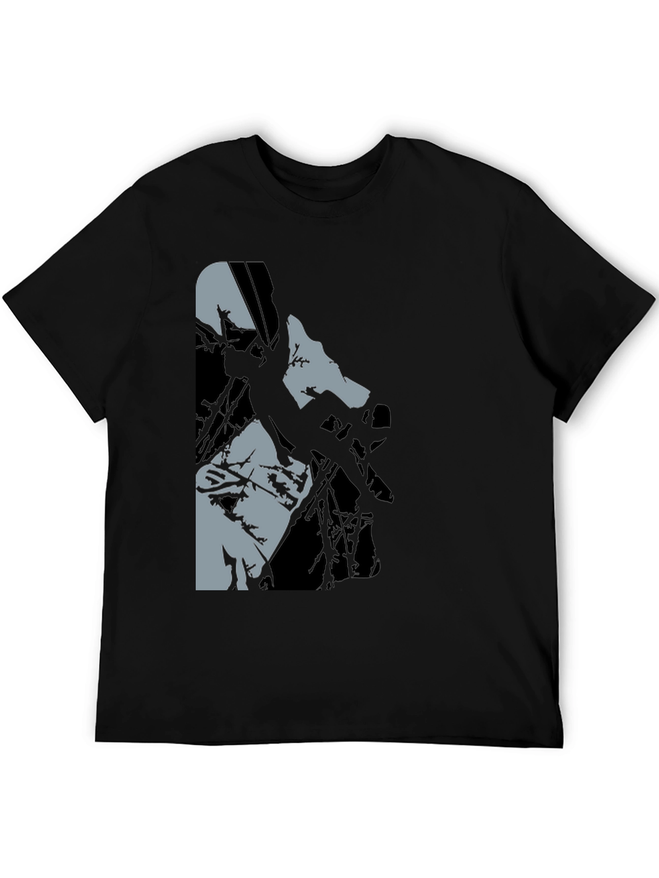 Black Black Graphic Tee: Climbing Silhouette view 5