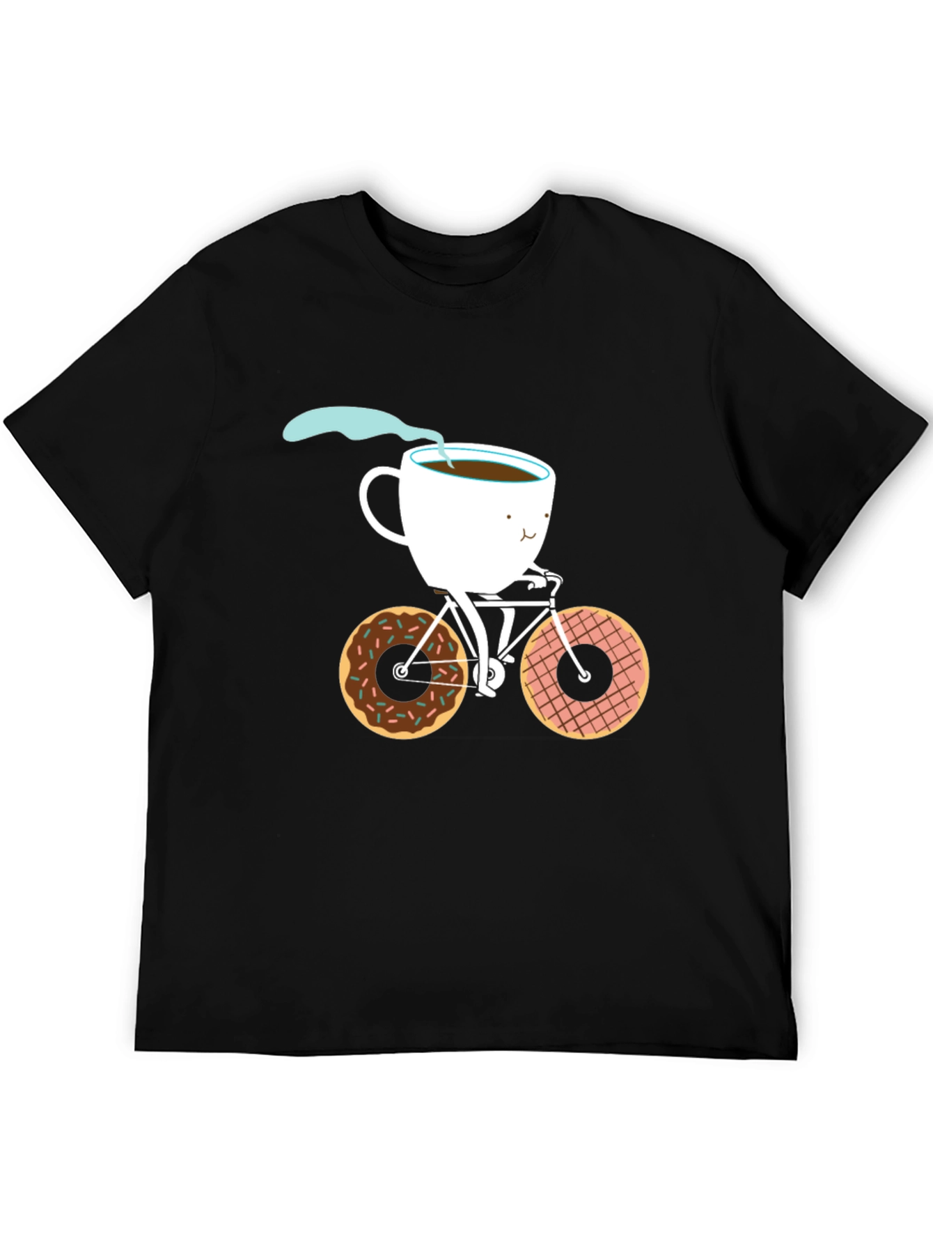 Black Coffee & Donuts Cycle T-Shirt view 5