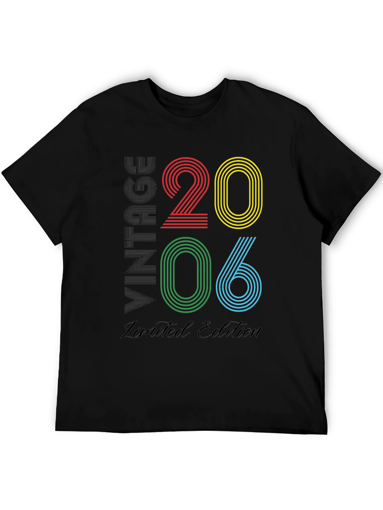 Black Vintage 2006 Limited Edition Graphic T-Shirt view 5