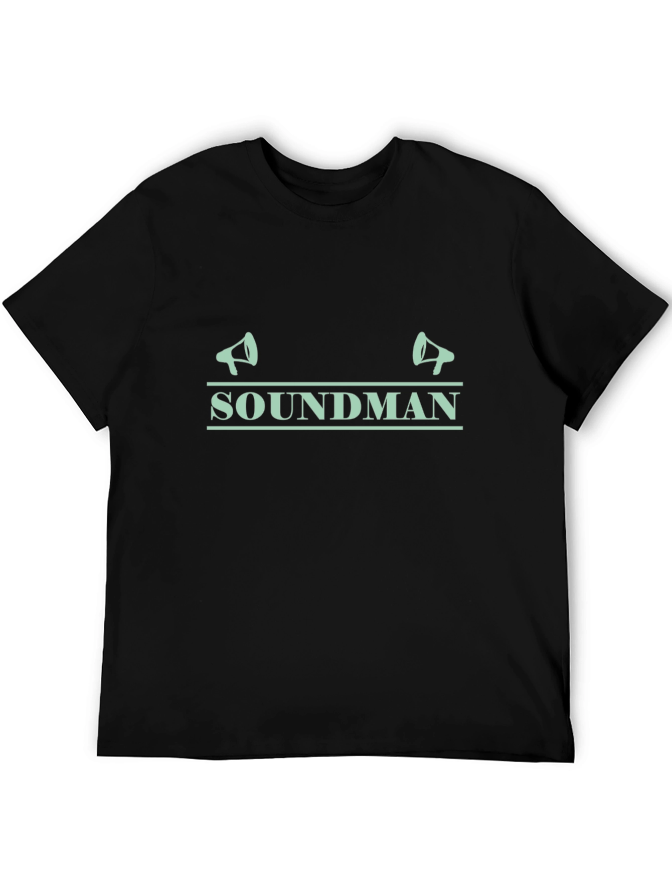 Black Soundman Graphic Tee - Music Pro T-Shirt view 5