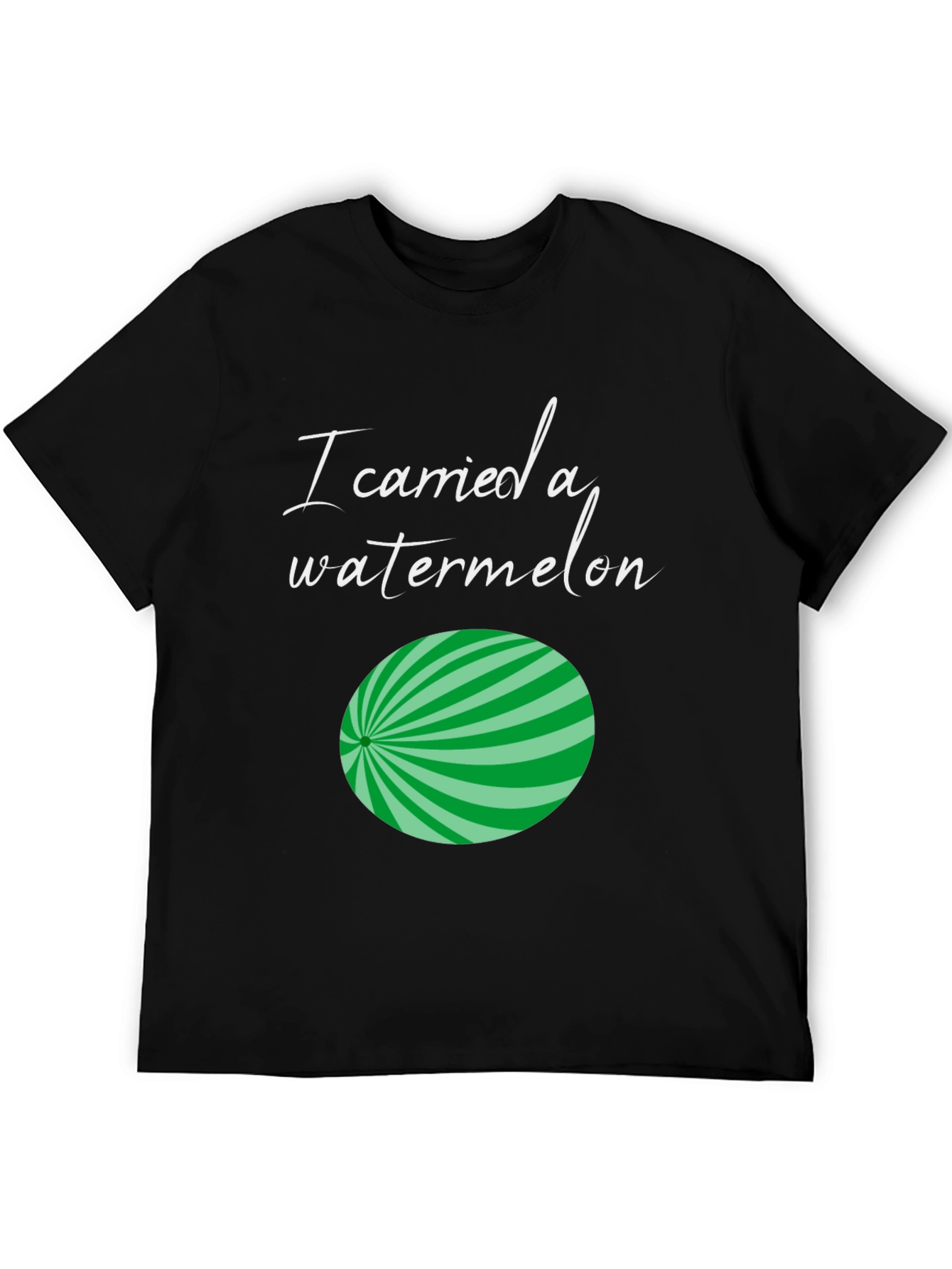 Black I Carried A Watermelon Graphic Tee view 5