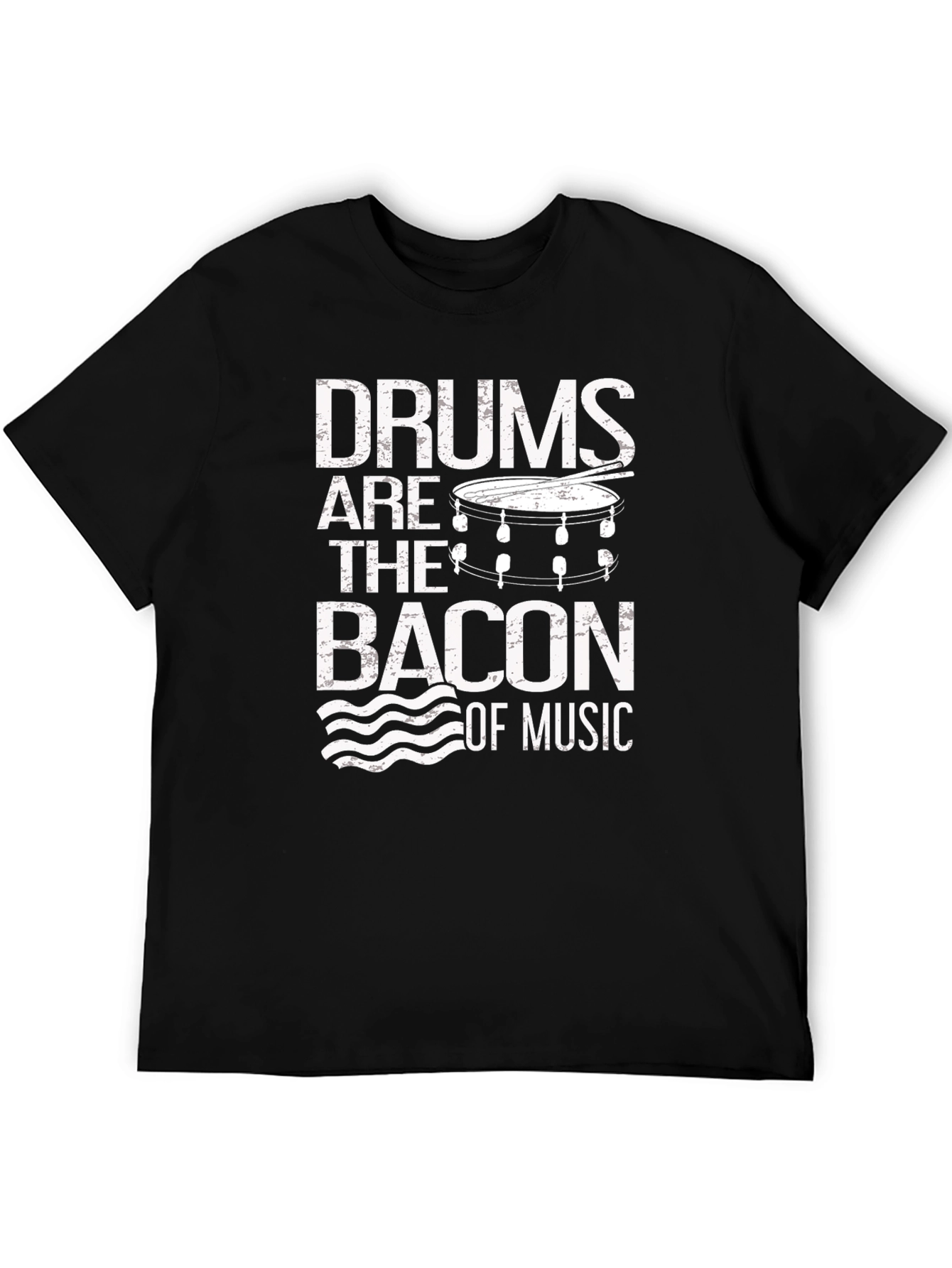 Drums are the Bacon of Music Graphic Tee - 5