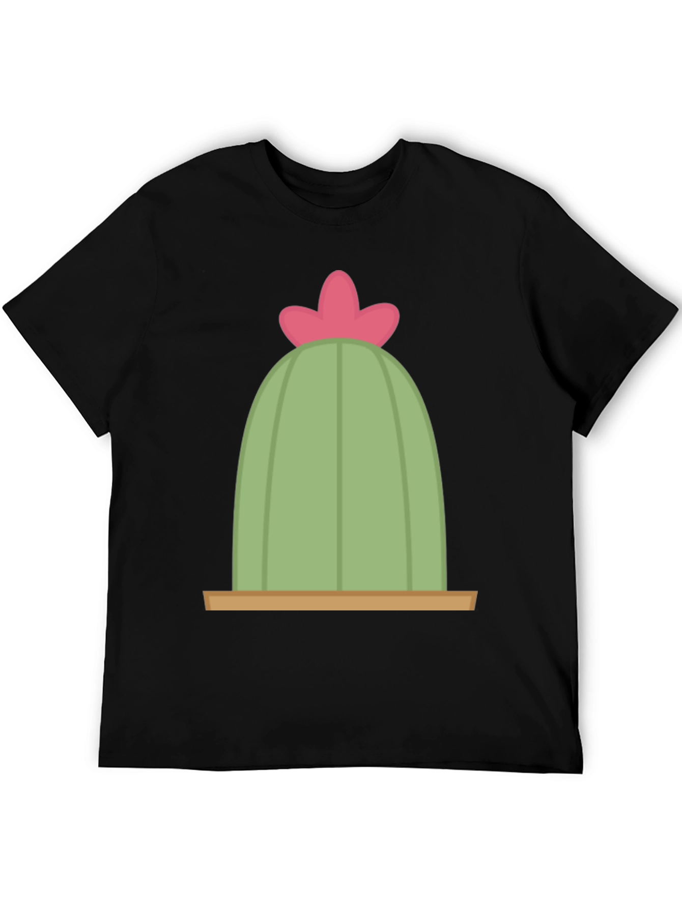 Black Cactus Graphic Tee - Desert Humor T-Shirt view 5