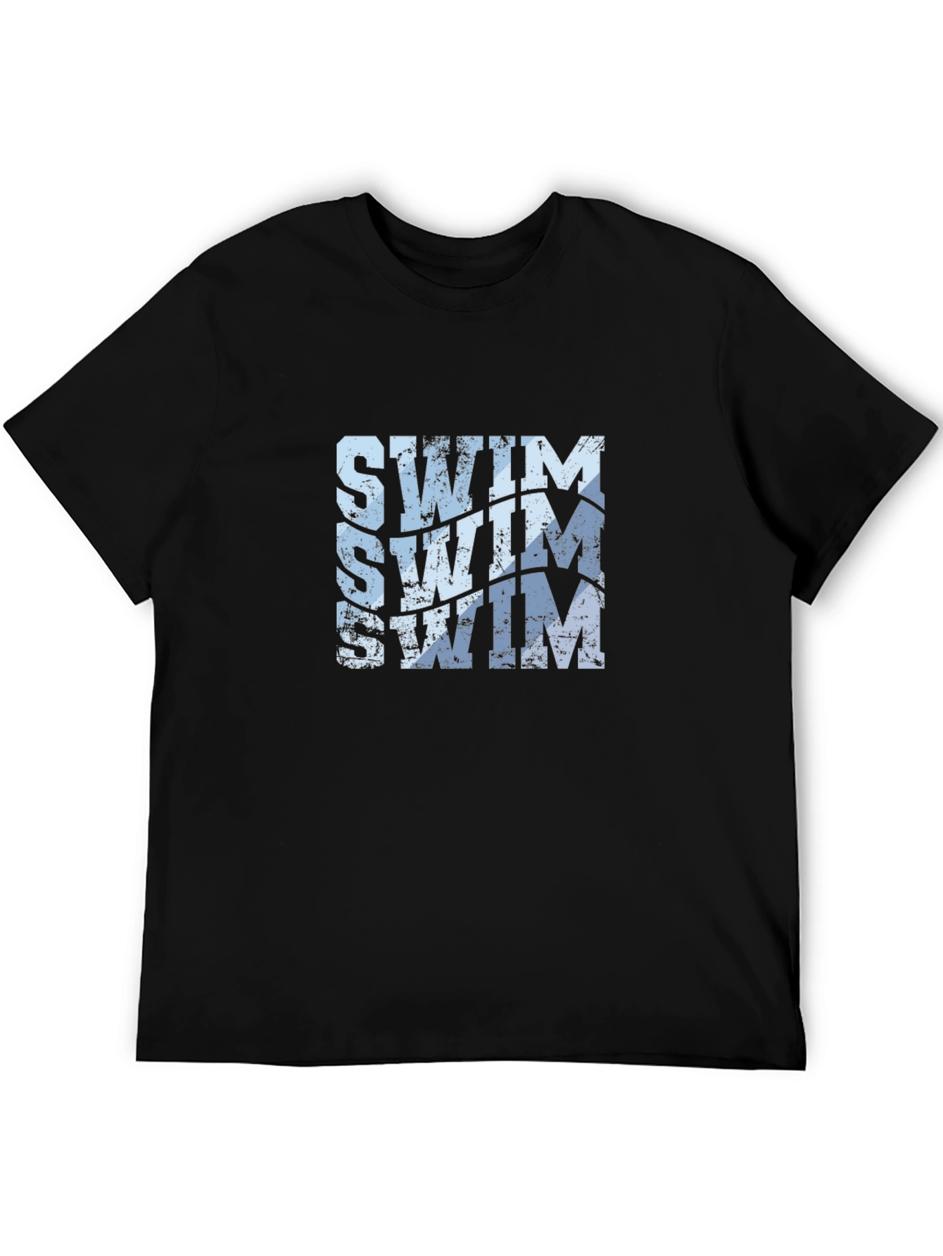 Swim Graphic Black T-Shirt - 5