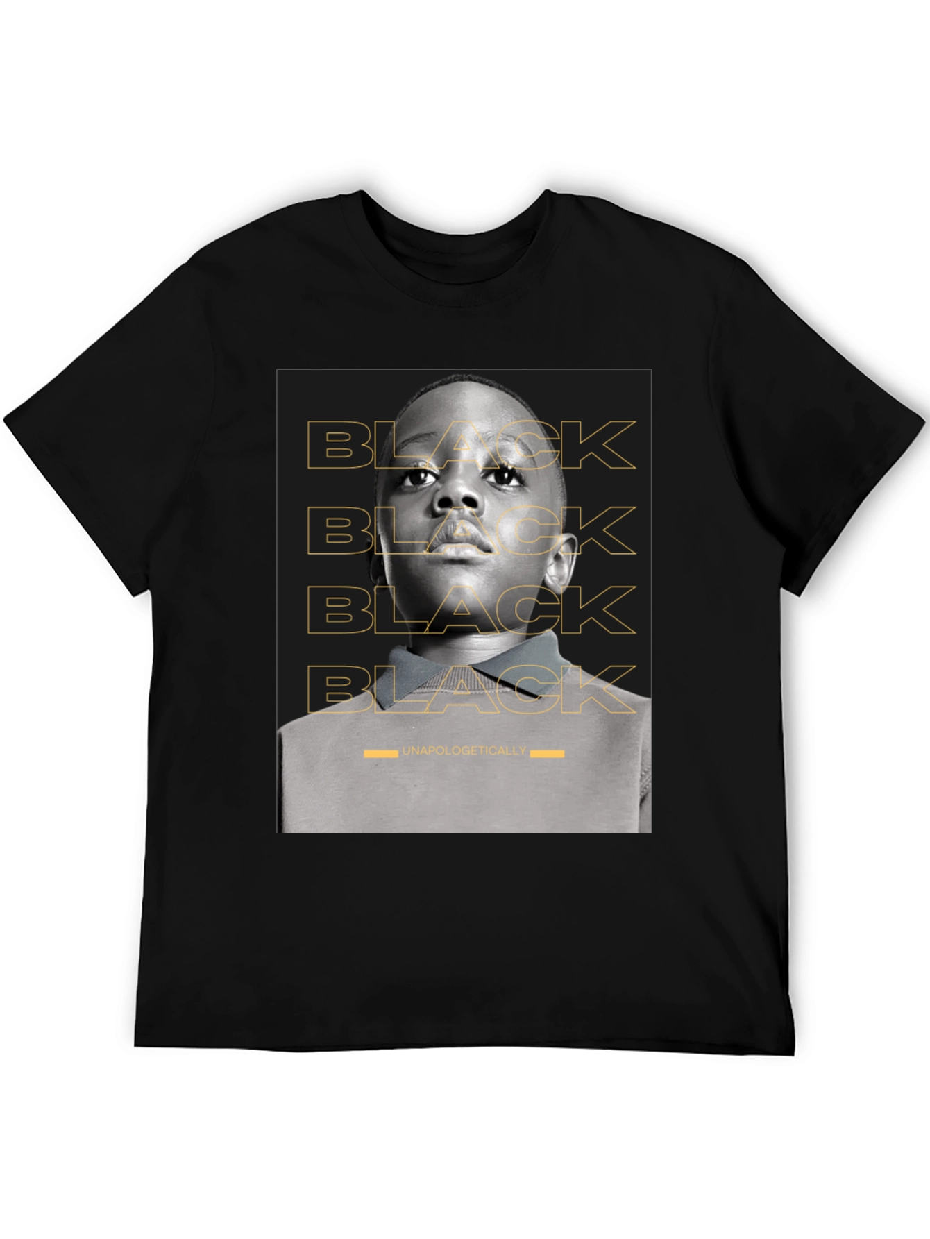Black Black Unapologetically T-Shirt view 5