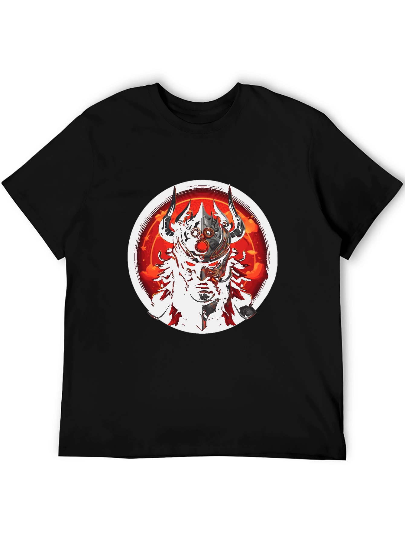 Black Warrior Graphic Black T-Shirt view 5