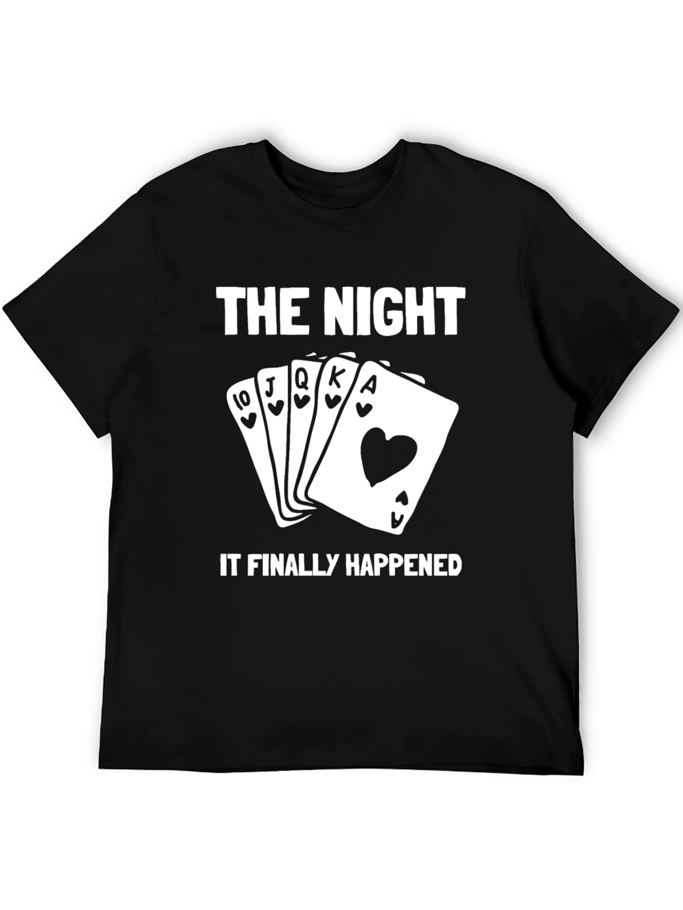 Royal Flush Night T-Shirt - Lucky Poker Player Tee - 5