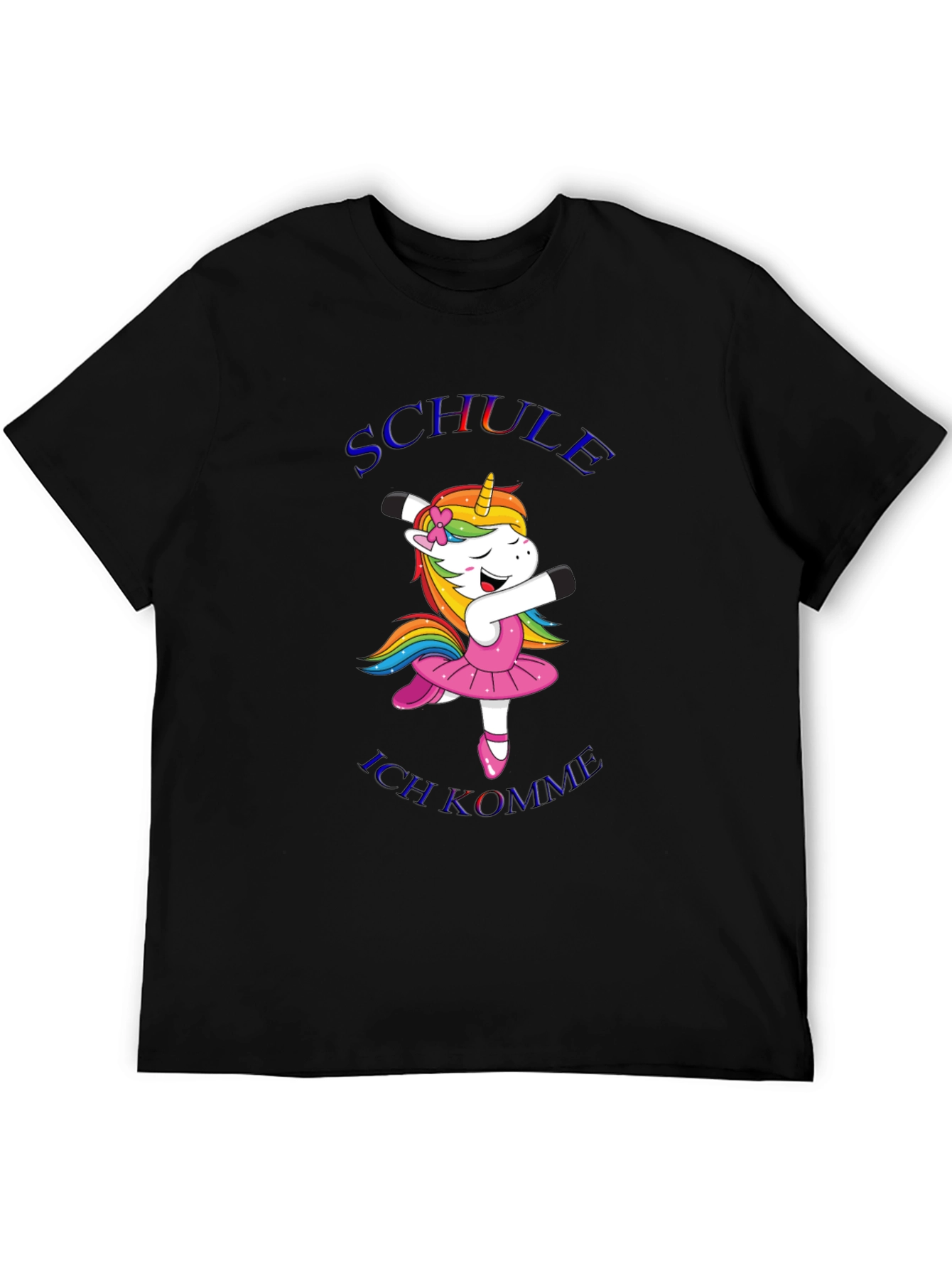 Black Unicorn Dab T-Shirt - School Ready view 5