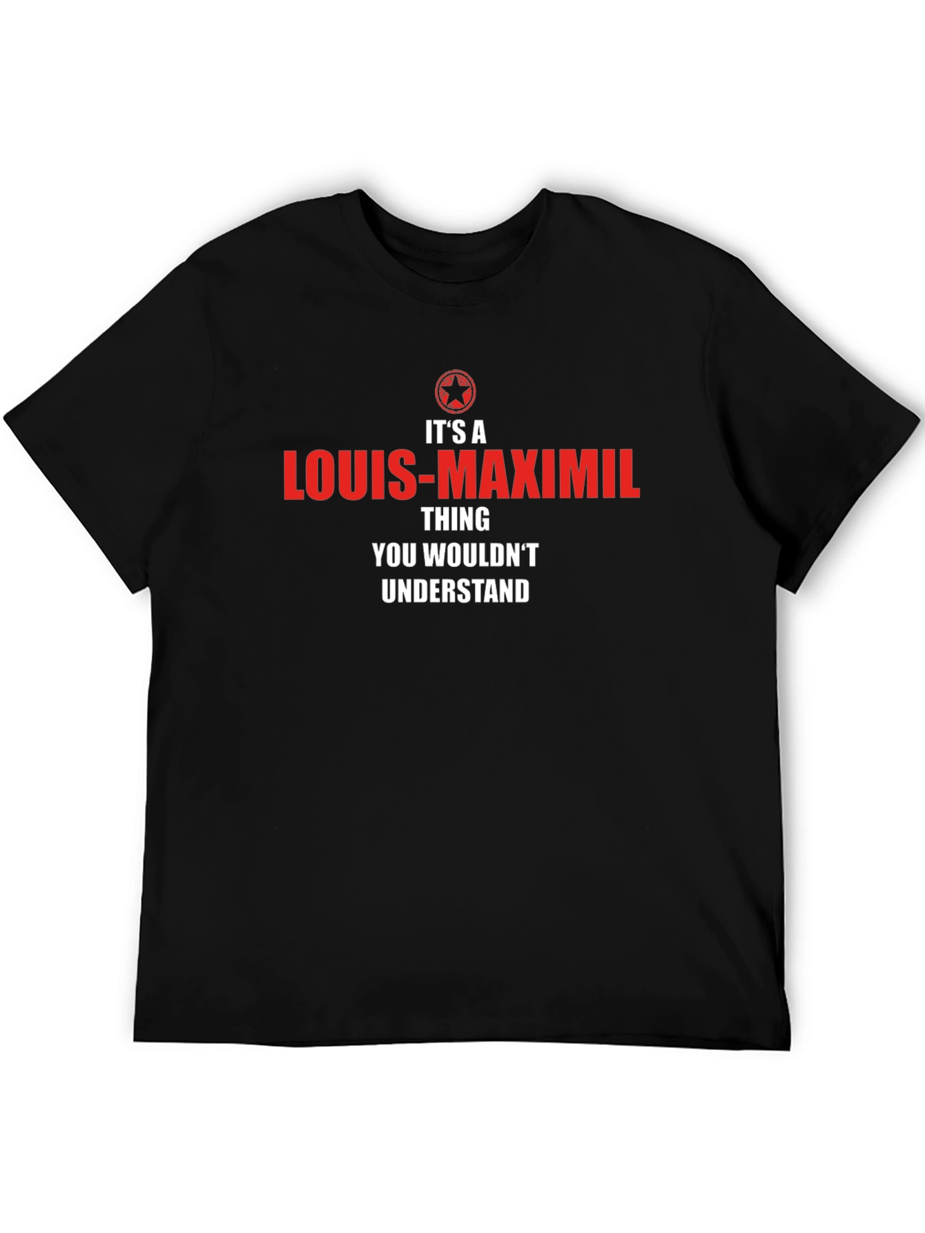 Black Louis-Maximil Thing T-Shirt, Black view 5