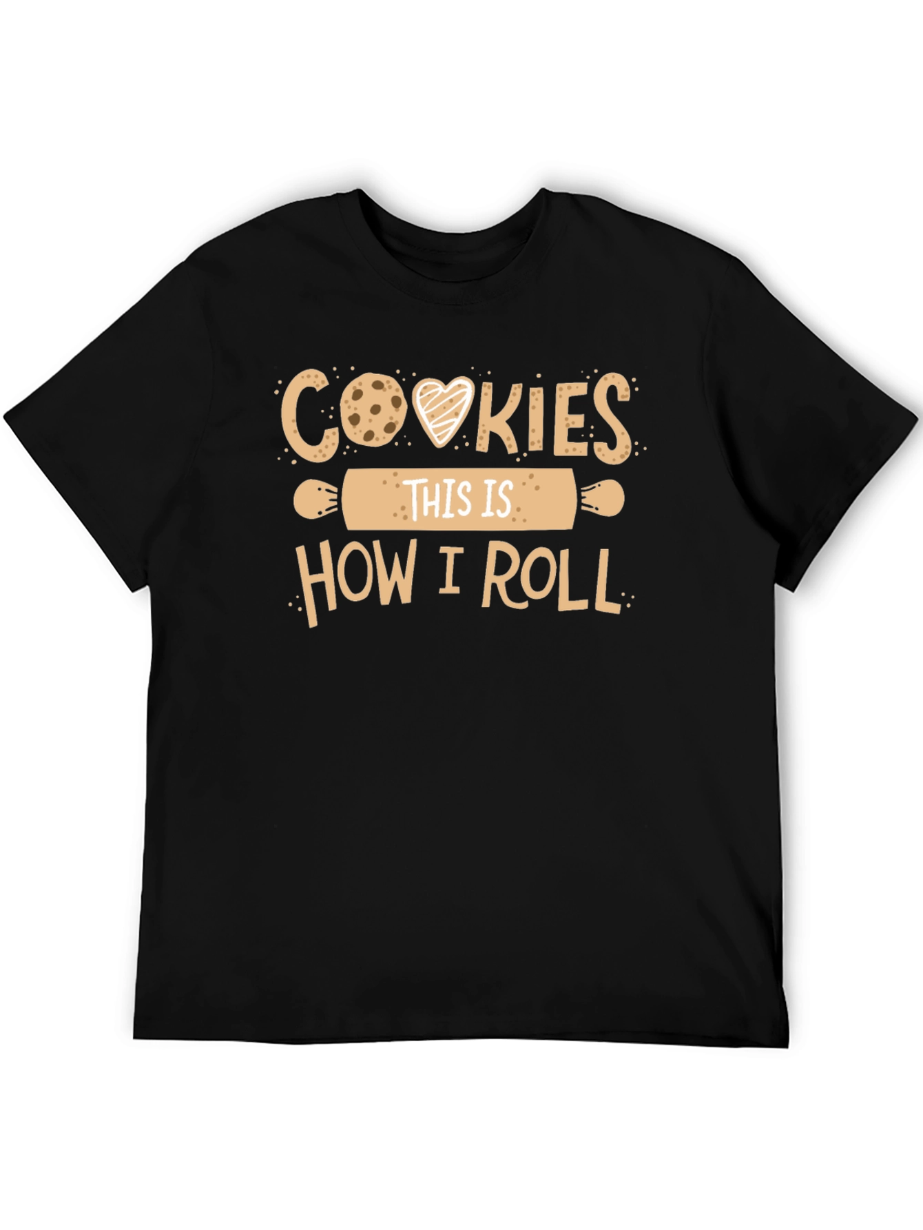Black Cookies This is How I Roll T-Shirt view 5