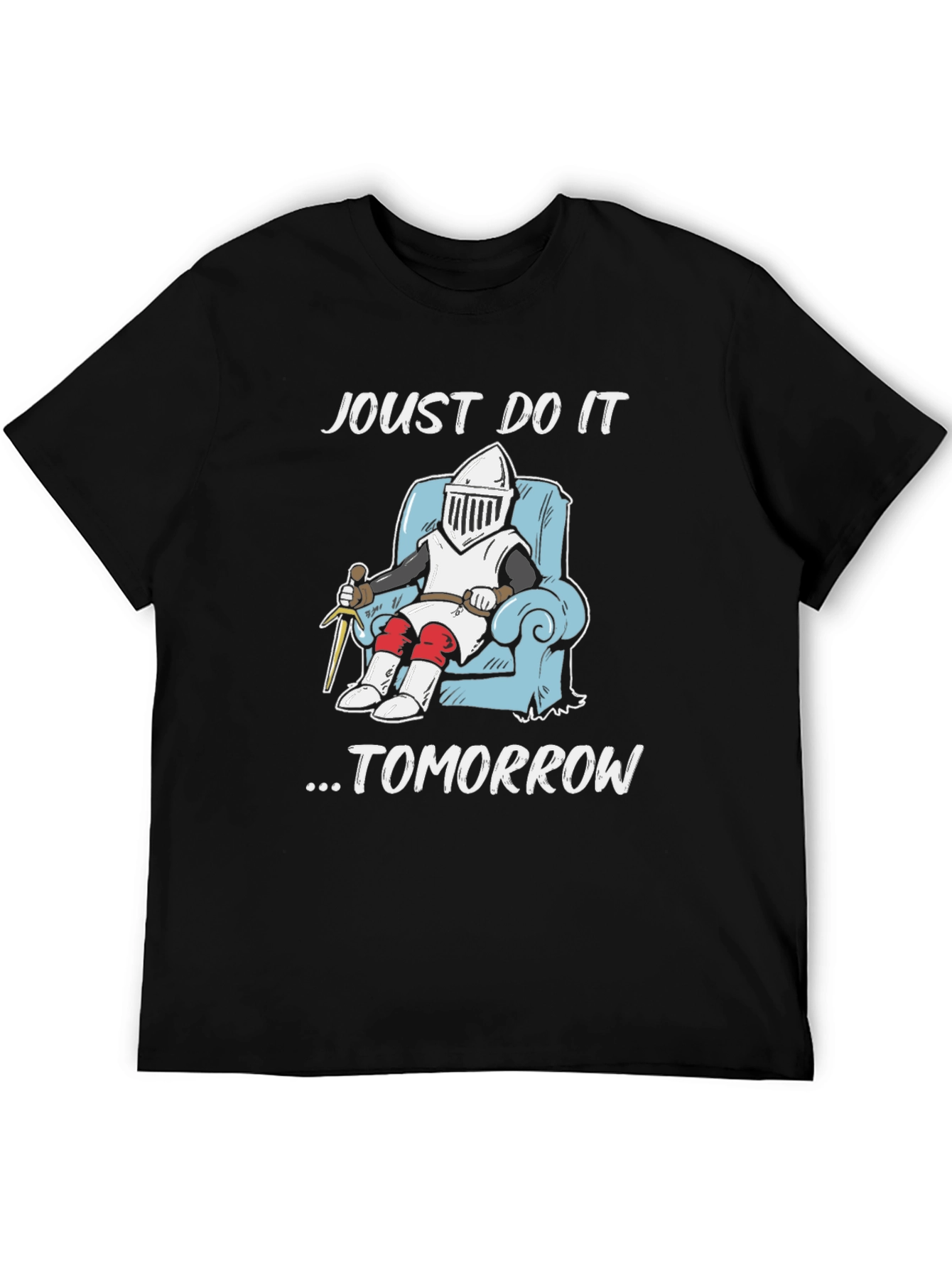 Black Joust Do It Tomorrow T-Shirt view 5