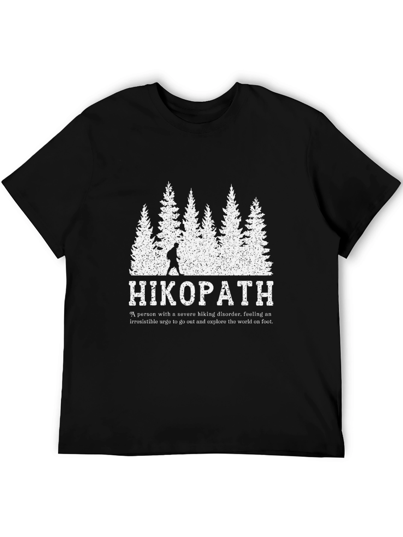 Black Hikopath Hiking T-Shirt - Explore the World view 5