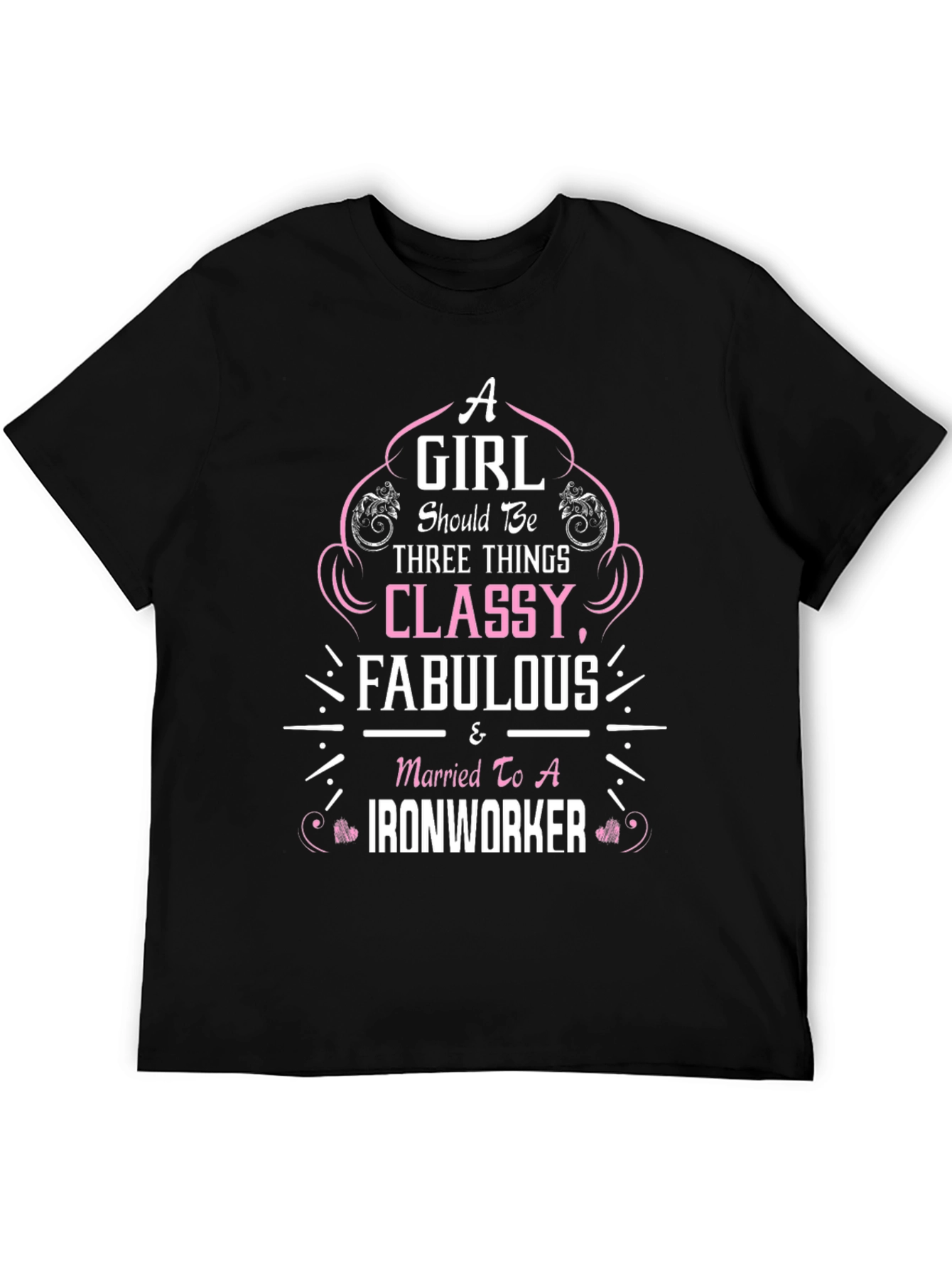 Black Classy, Fabulous Ironworker T-Shirt view 5