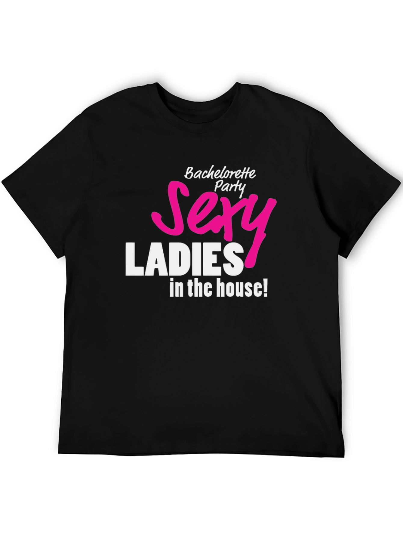 Black Sexy Ladies Bachelorette Party Black T-Shirt view 5
