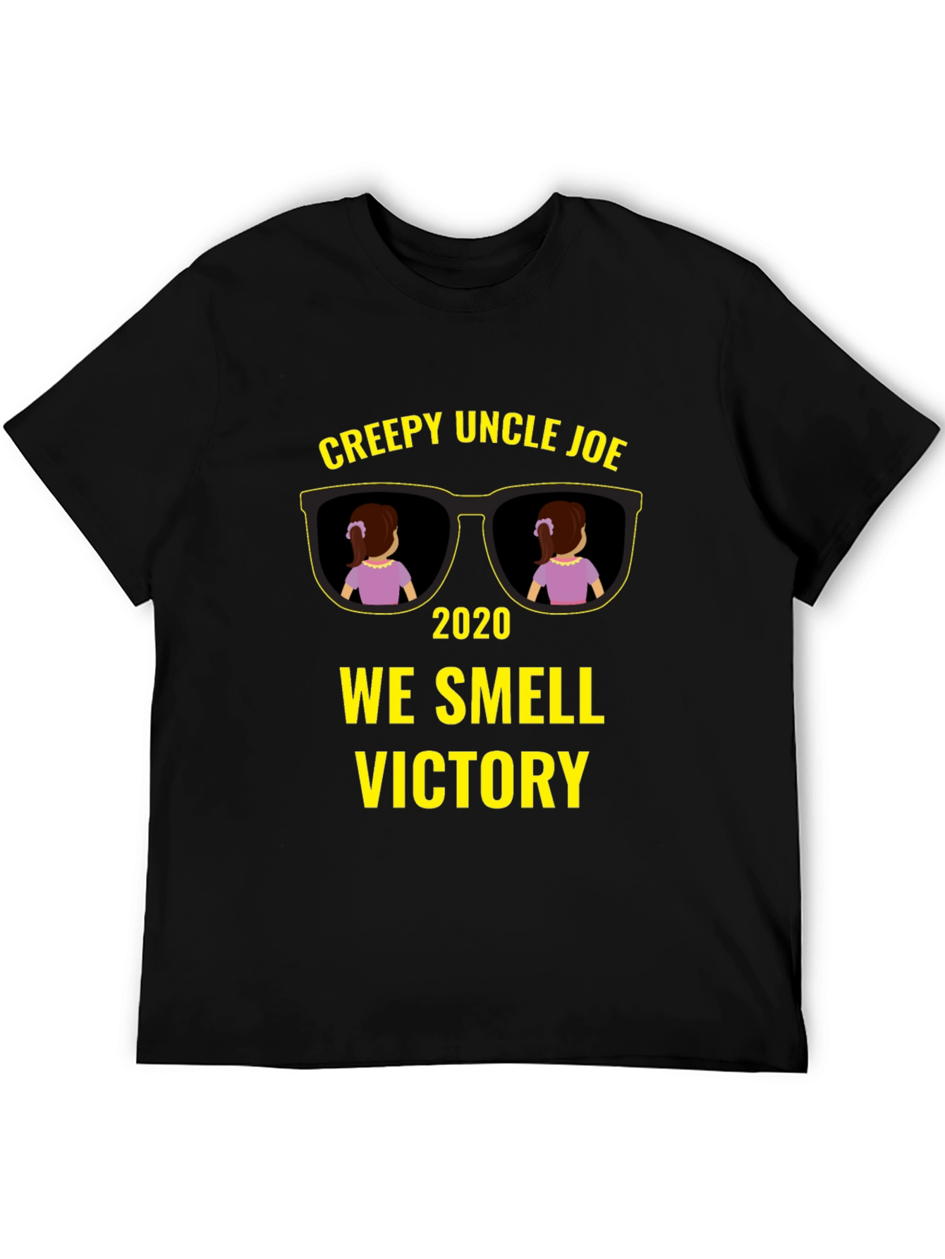 Black Creepy Uncle Joe 2020 T-Shirt view 5