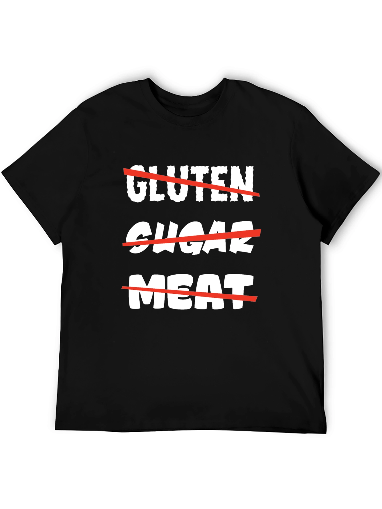 Gluten Sugar Meat Diet T-Shirt - 5