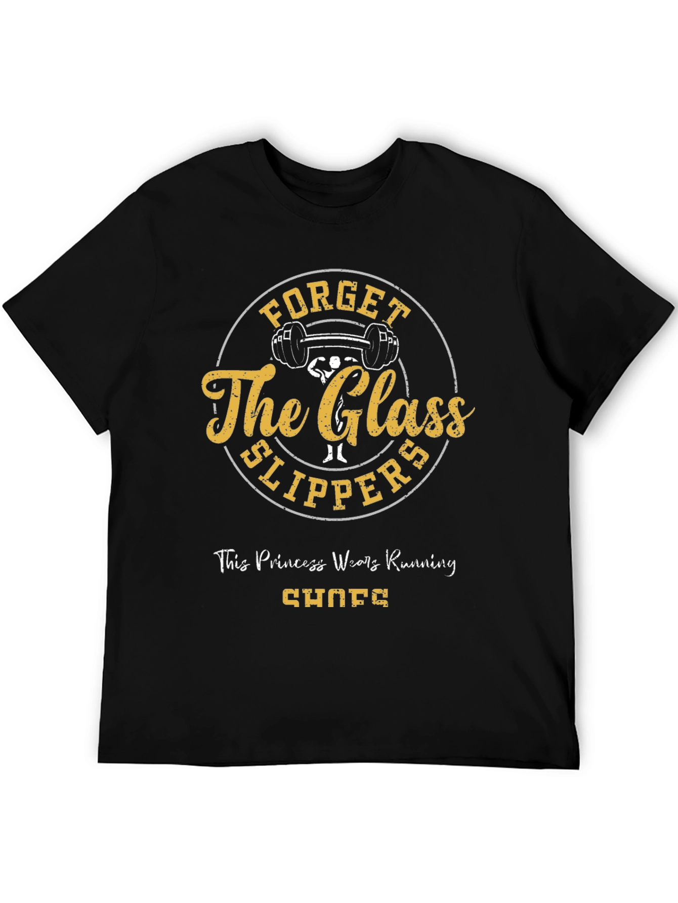 Black Forget Glass Slippers T-Shirt view 5