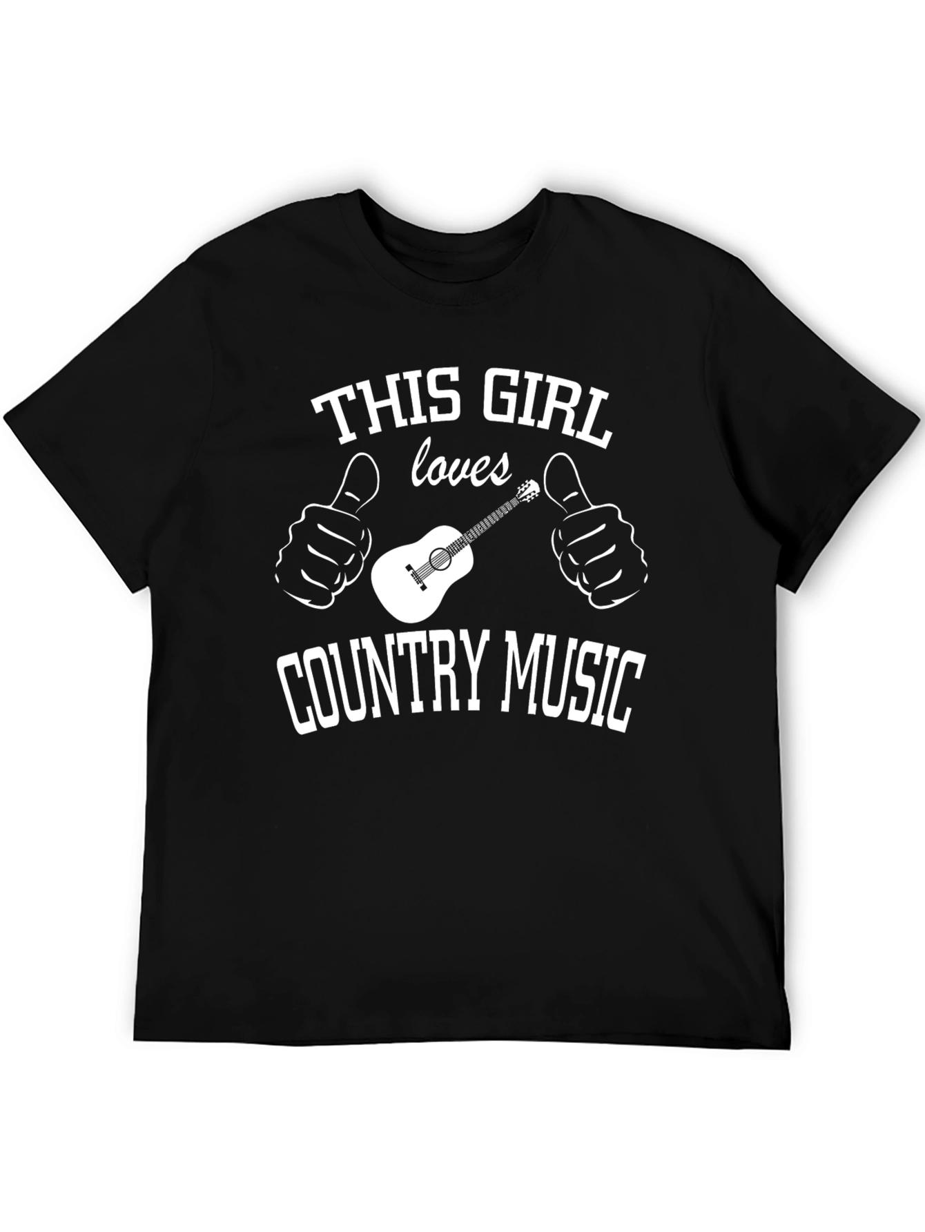 Black Country Music Lover T-Shirt - "This Girl Loves" view 5