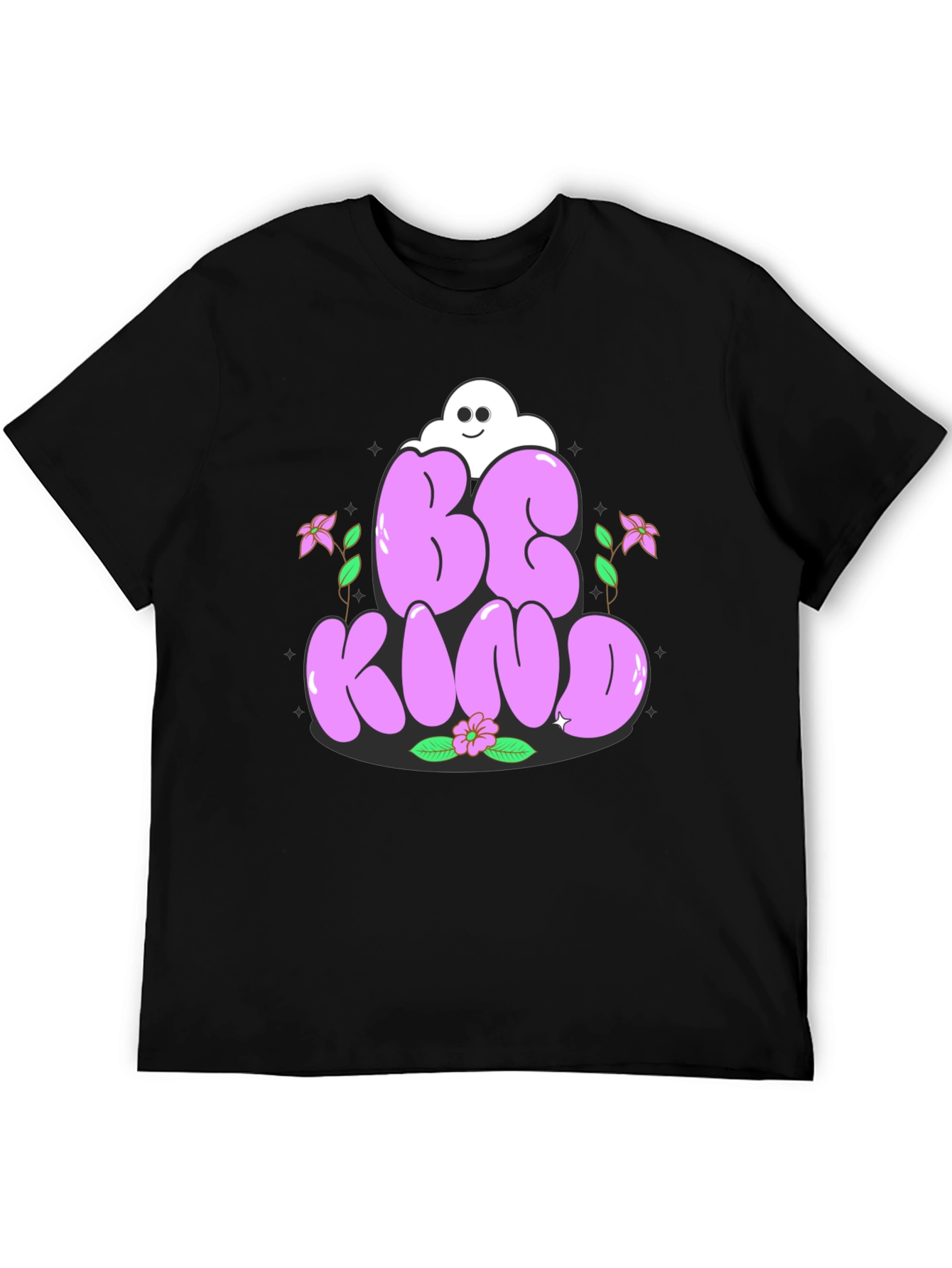 Black Be Kind Graphic Tee - Stylish Unisex T-Shirt view 5