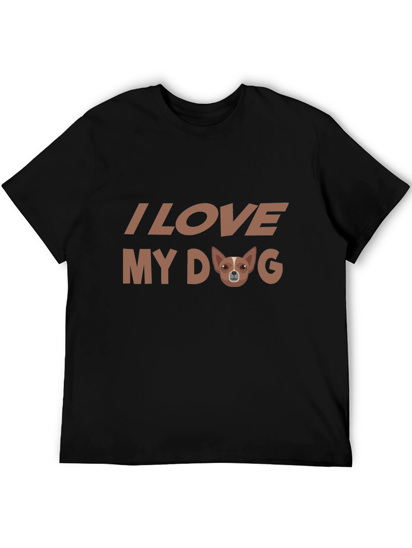 Black I Love My Dog Graphic Tee view 5