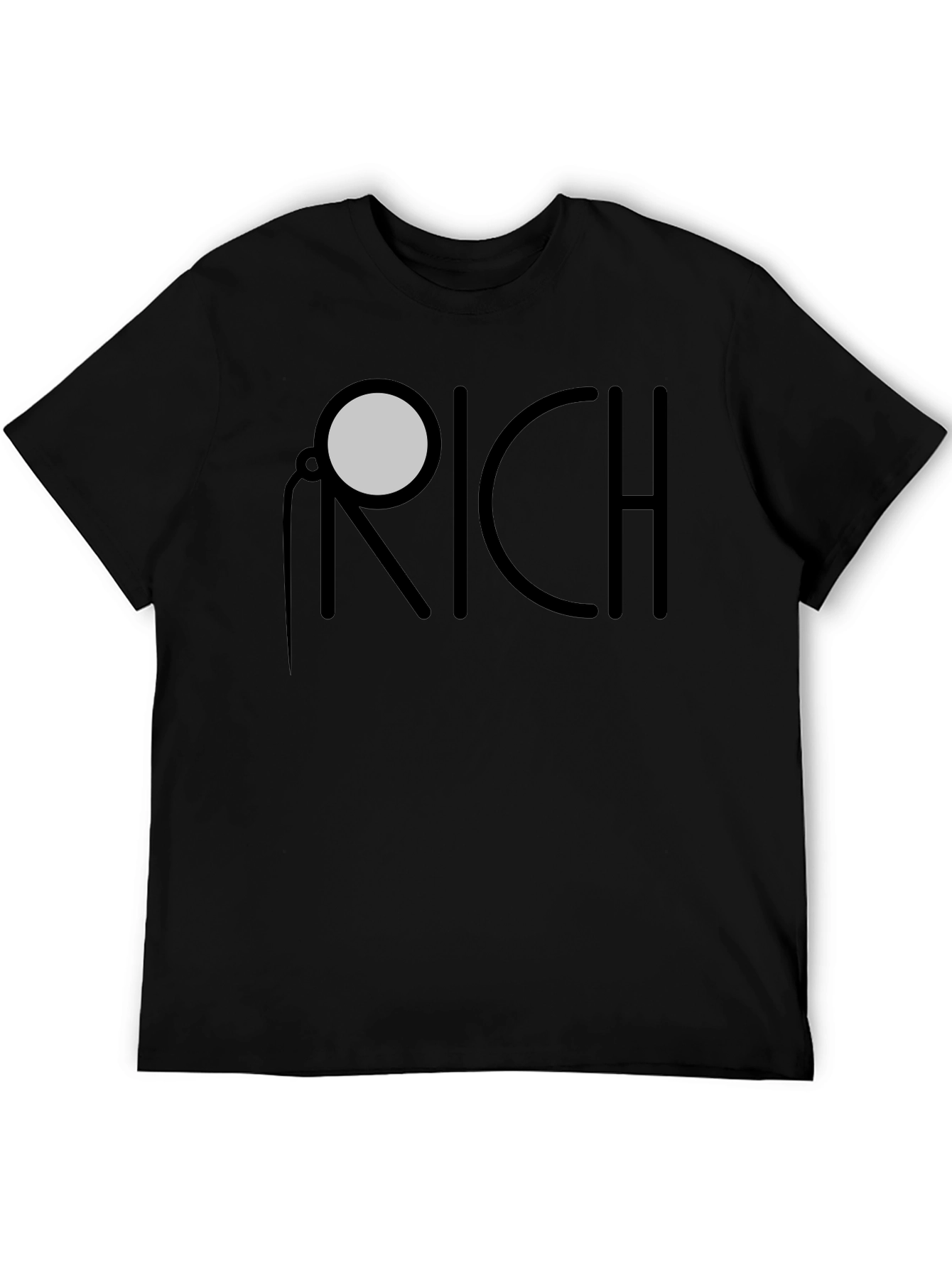 Black Monocle RICH Graphic Tee - Unique Fashion Statement view 5